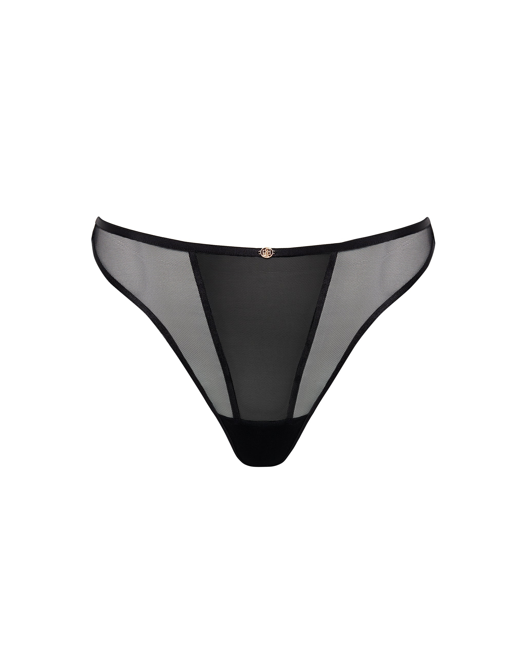 Alya Eco High-Waist Thong Black - Image 5