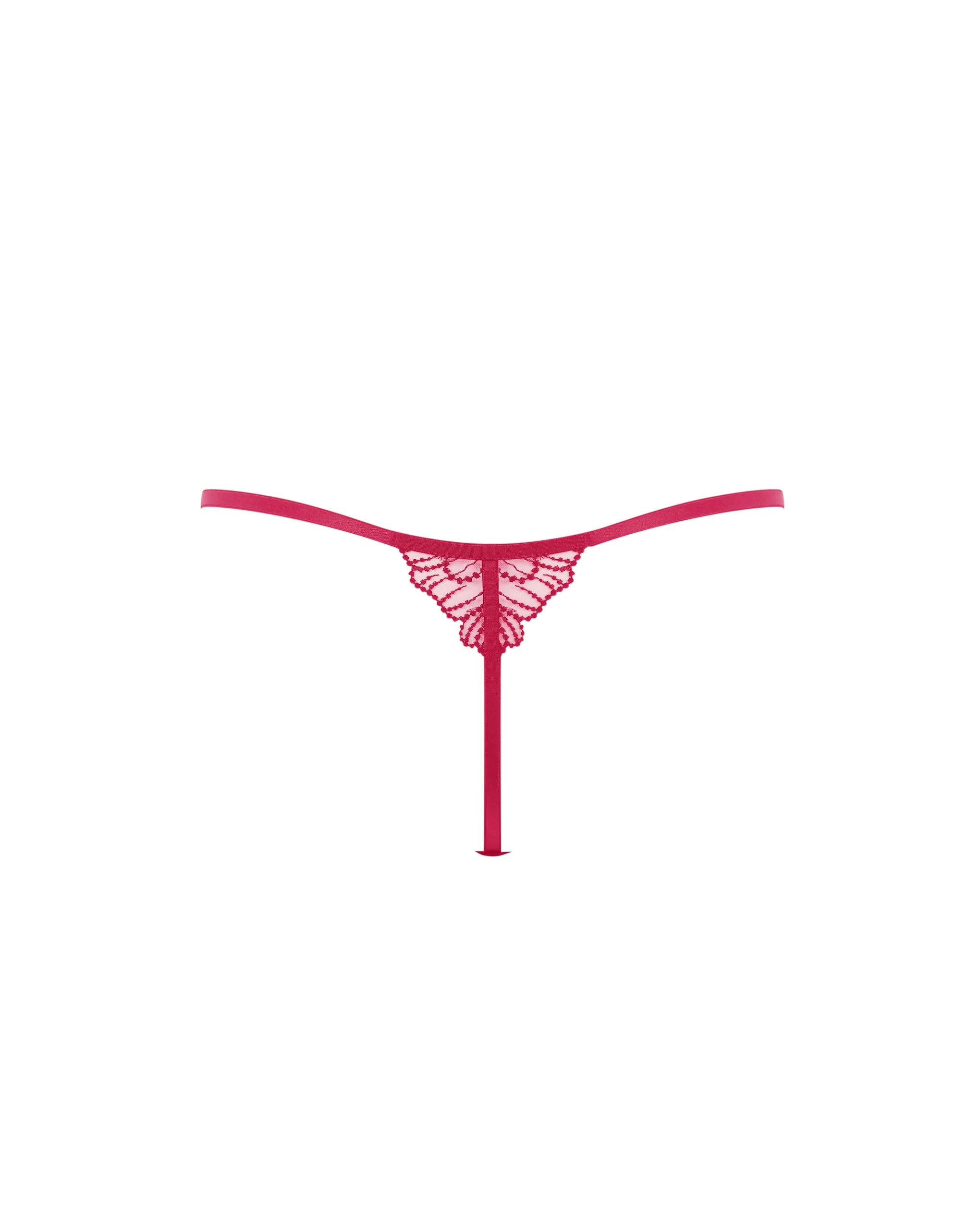 Amarosa Floral Embroidered Thong Pink - Image 6
