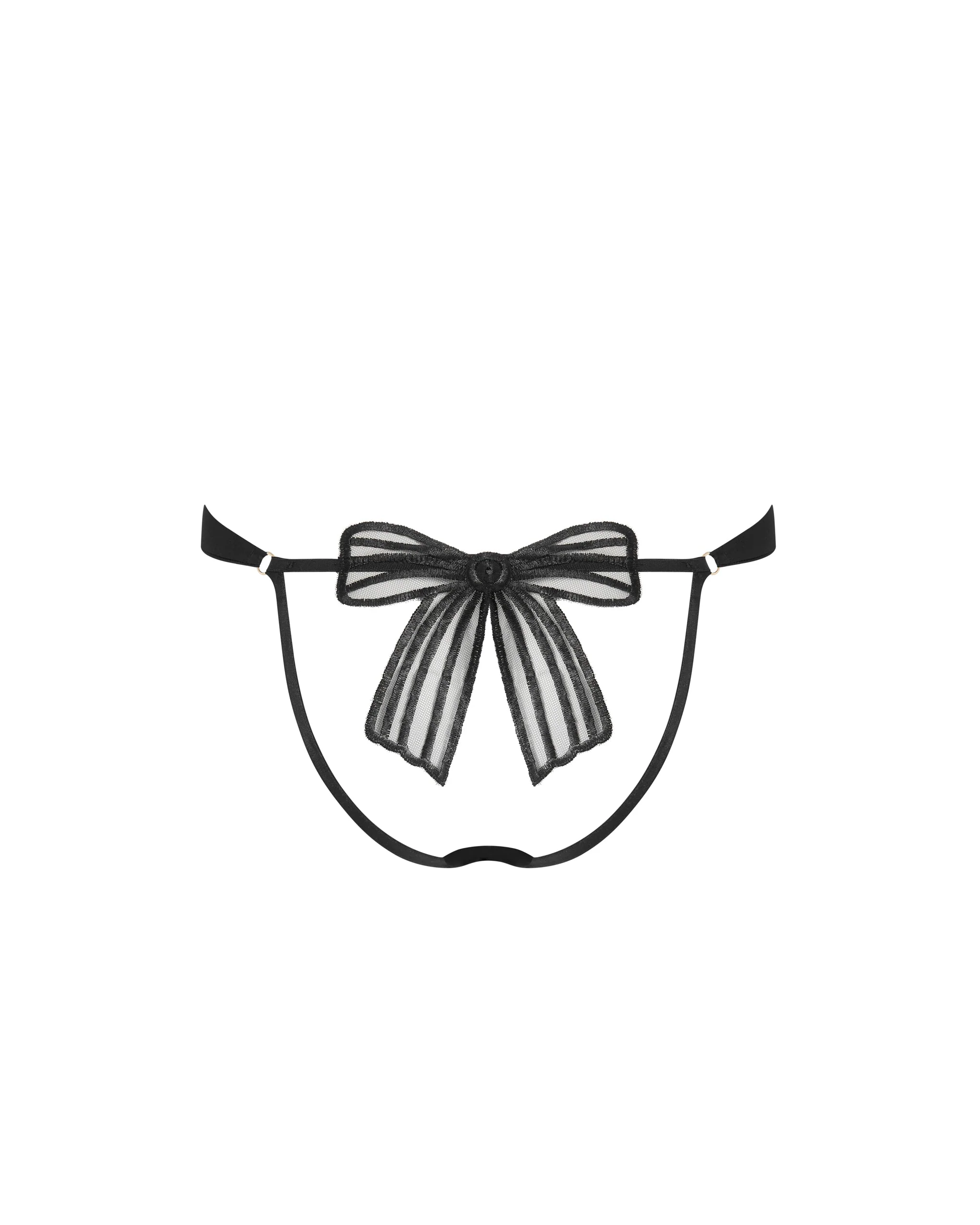 Annabel Open Bow Brief Black - Image 6