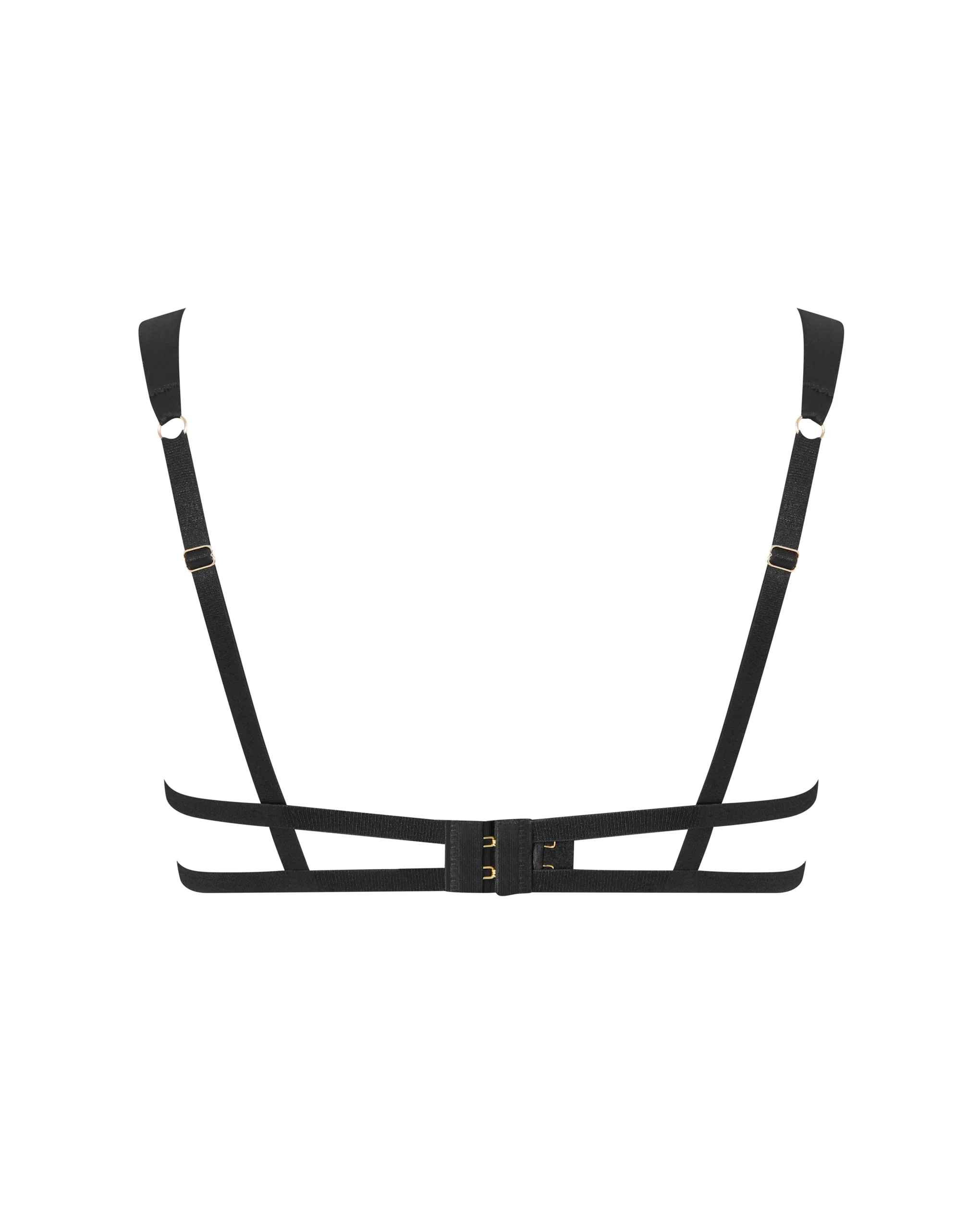 Annabel Open Bow Bra Black - Image 6