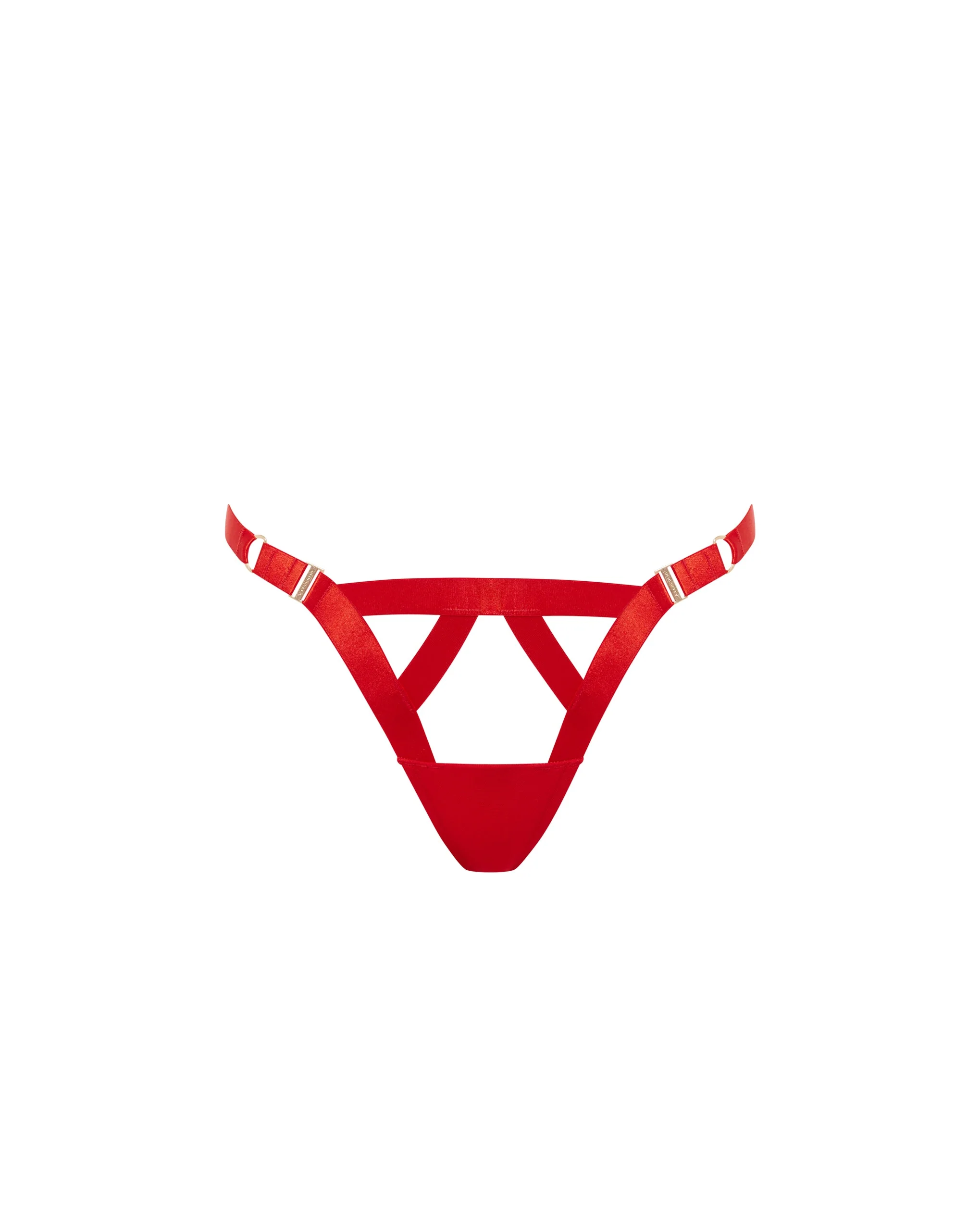 Ariana Strappy Open Thong Red - Image 5