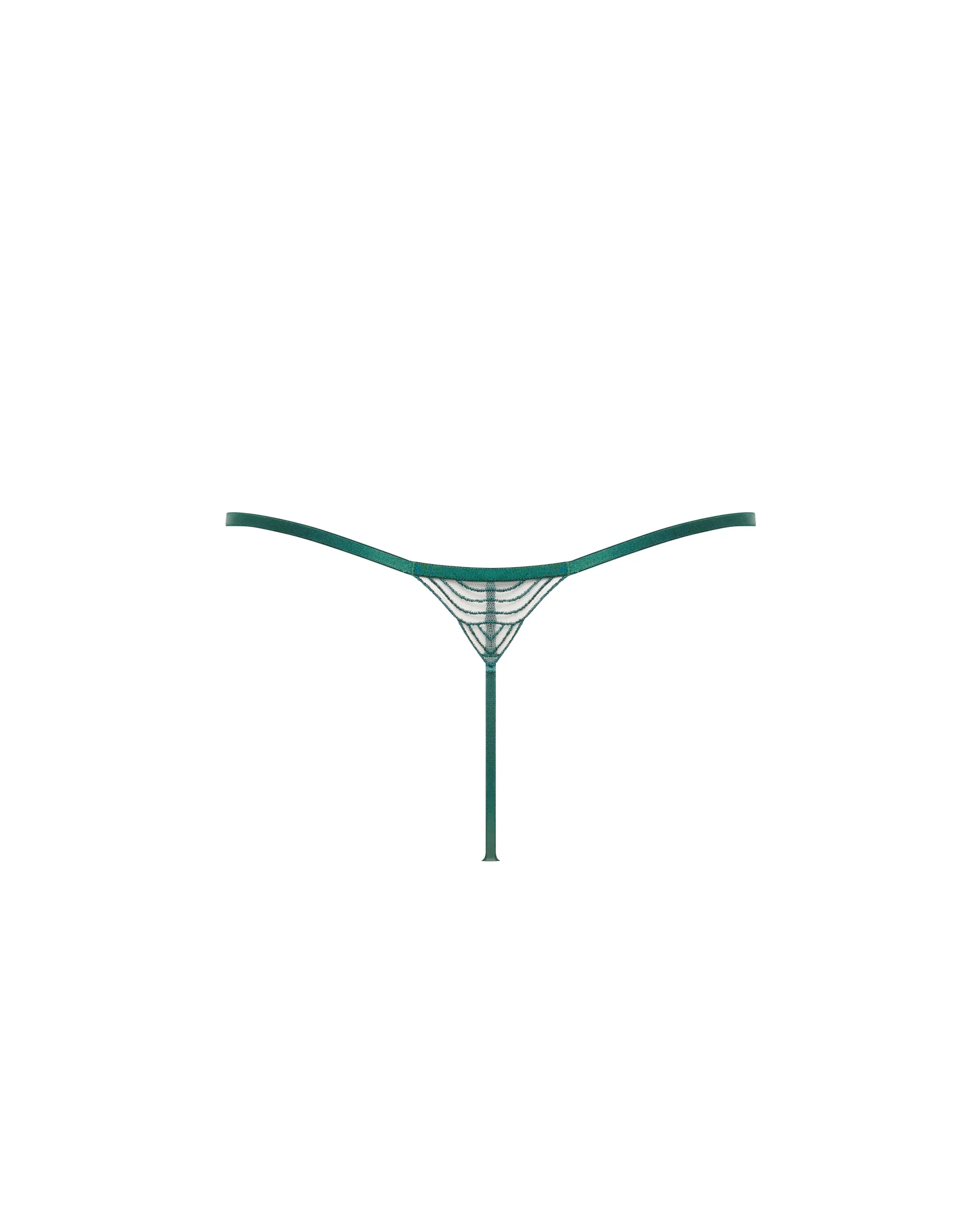 Aster Thong Botanical Garden Green/Sheer - Image 6