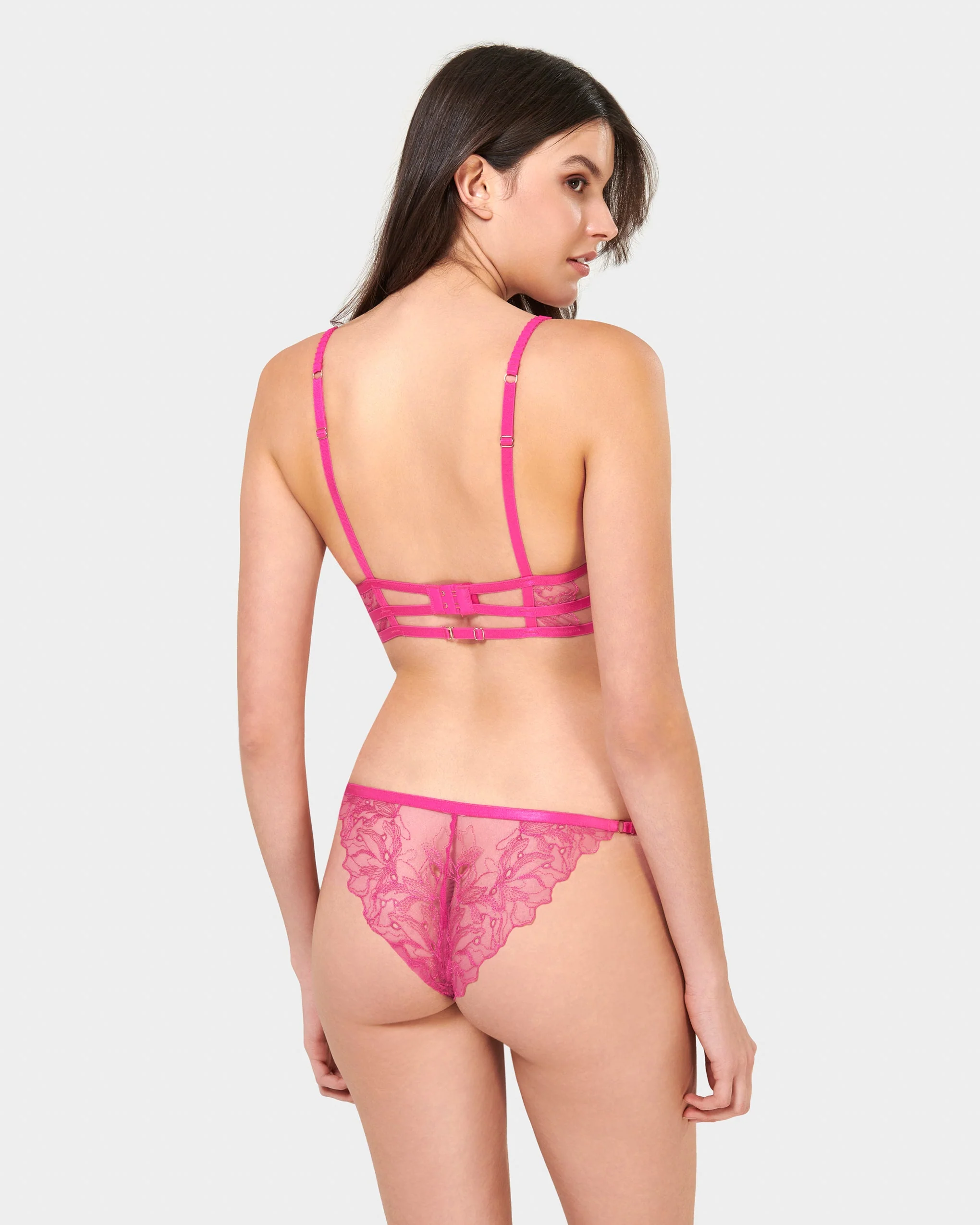 Astra Wired Bra Fuchsia Pink - Image 8