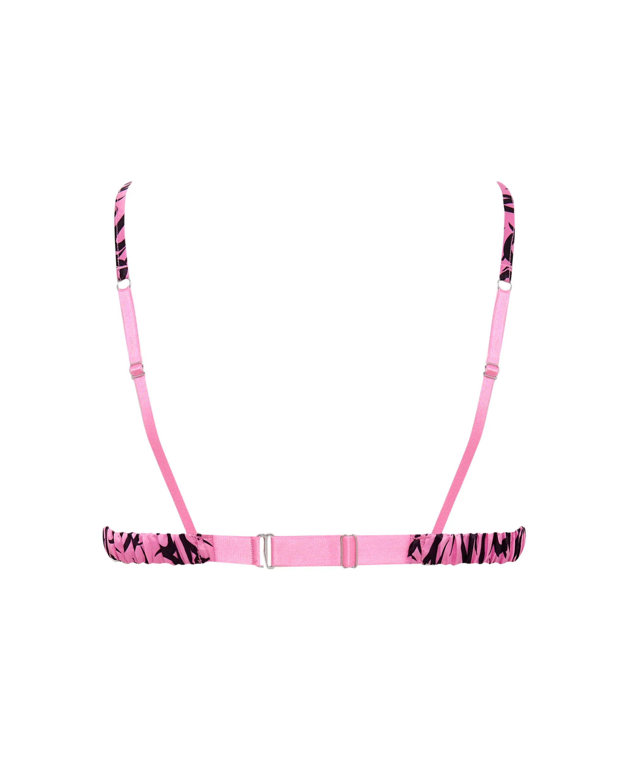BB x Ashley Williams Tattoo Print Luxury Satin Soft Bra - Image 6