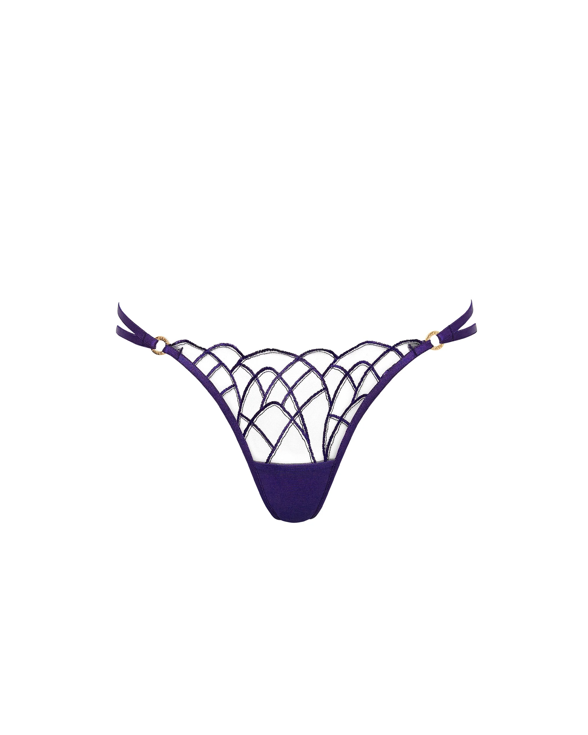 Beatrix Thong Acai Purple/Sheer - Image 5