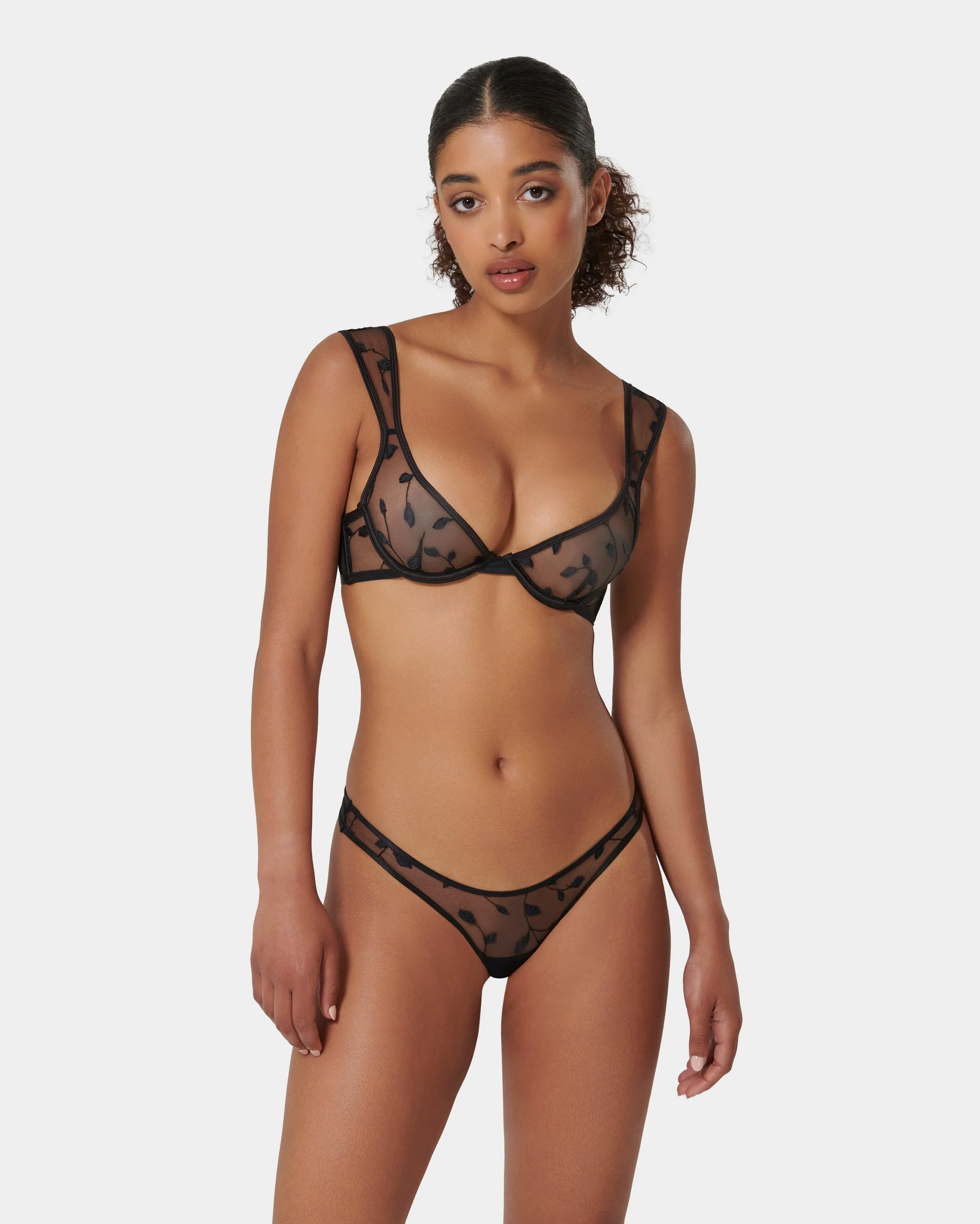 Billie Wired Bra Black - Image 2