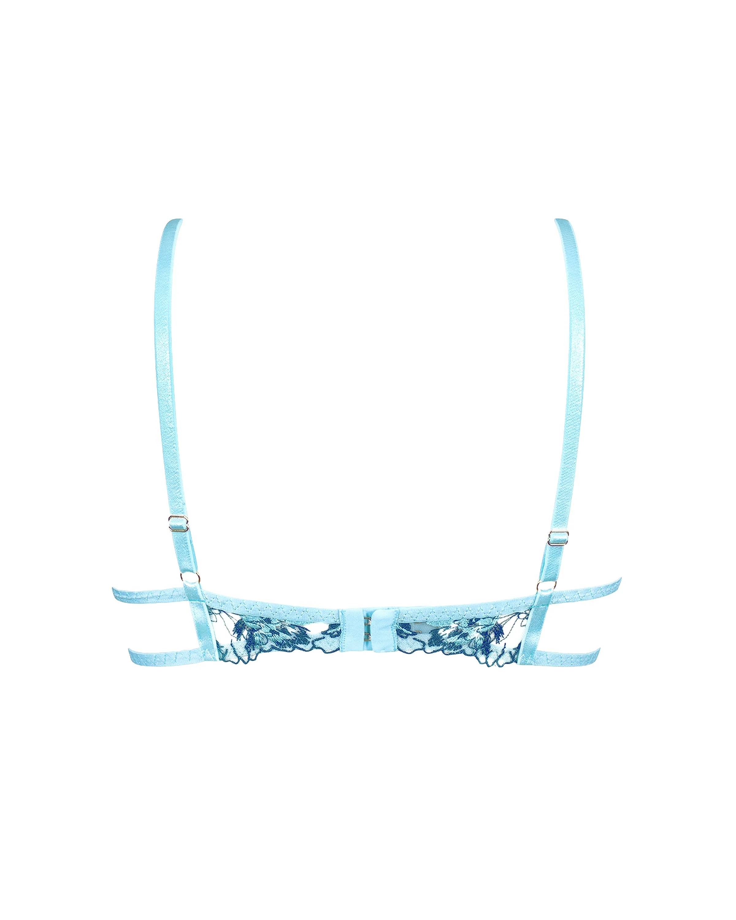 Calista Bra Blue Topaz/Sheer - Image 6