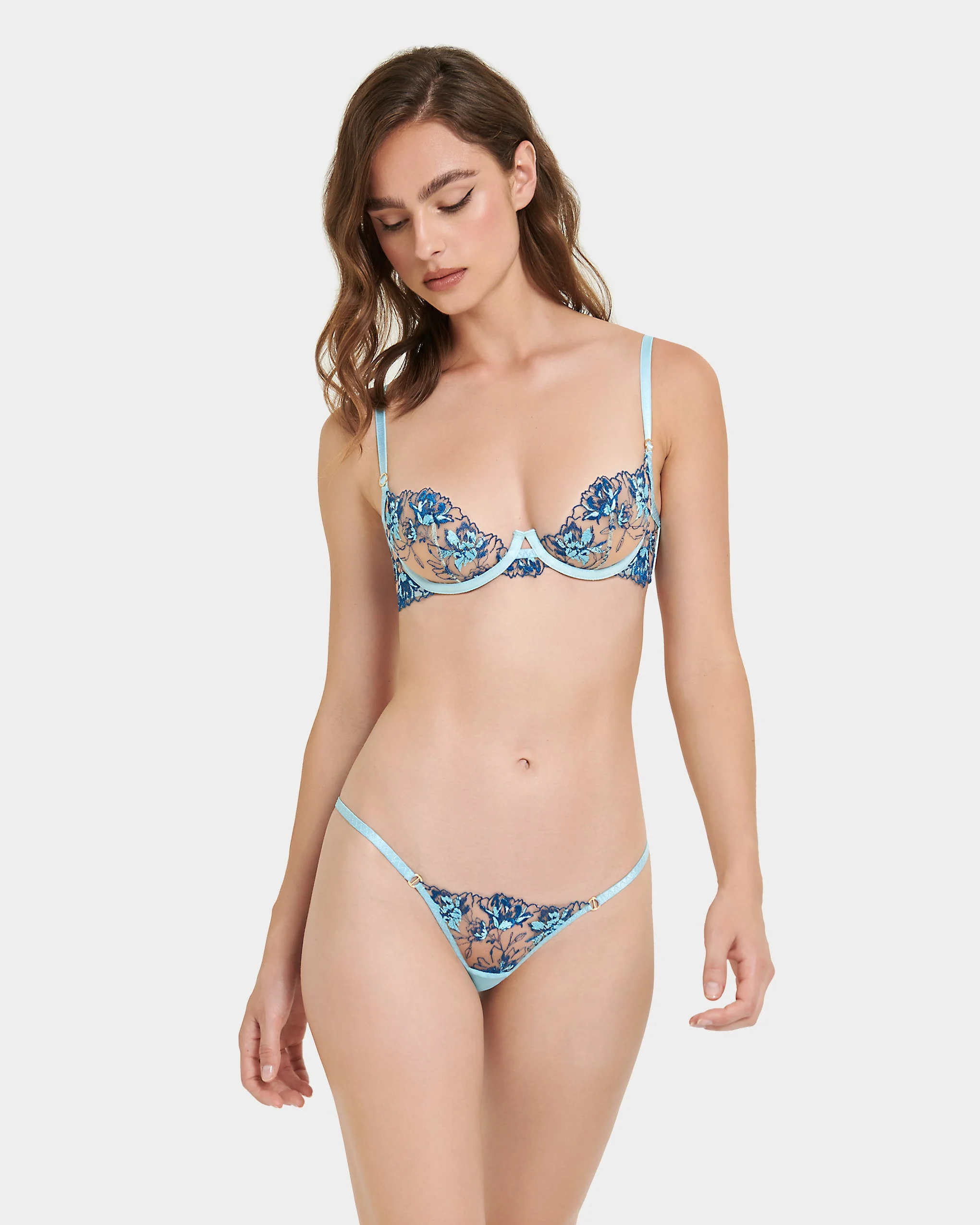 Calista Brief Blue Topaz/Sheer - Image 2