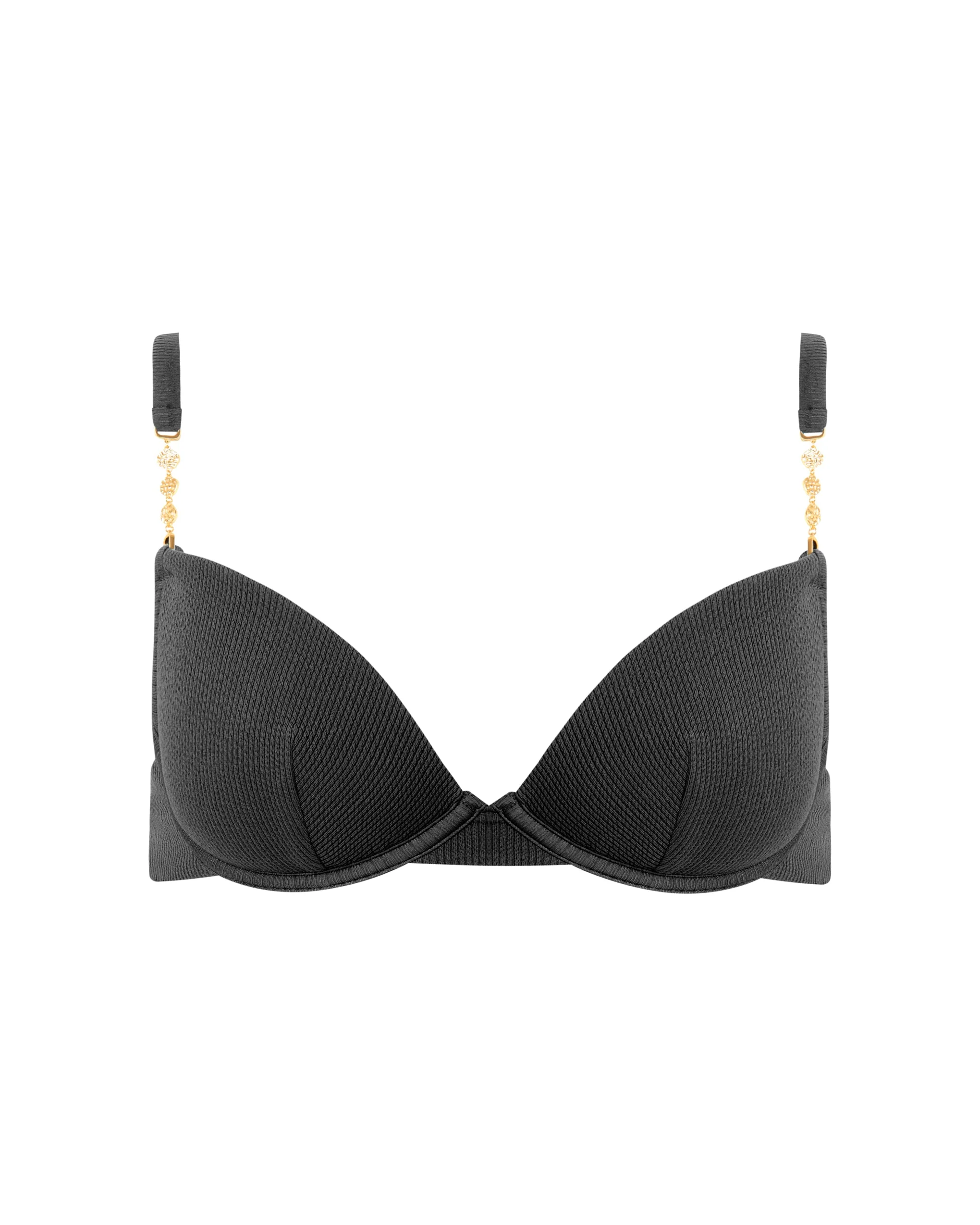 Caspian Underwire Bikini Top Black - Image 5