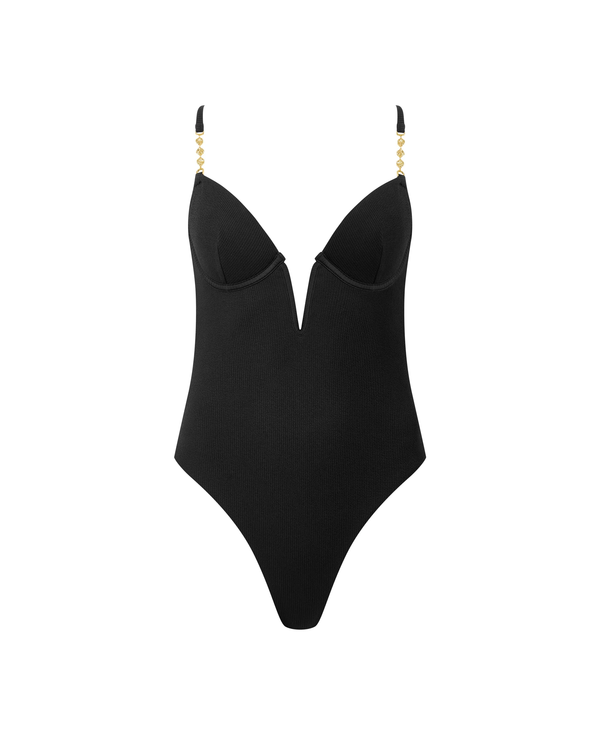 Caspian Underwire Swimsuit Black - Image 5