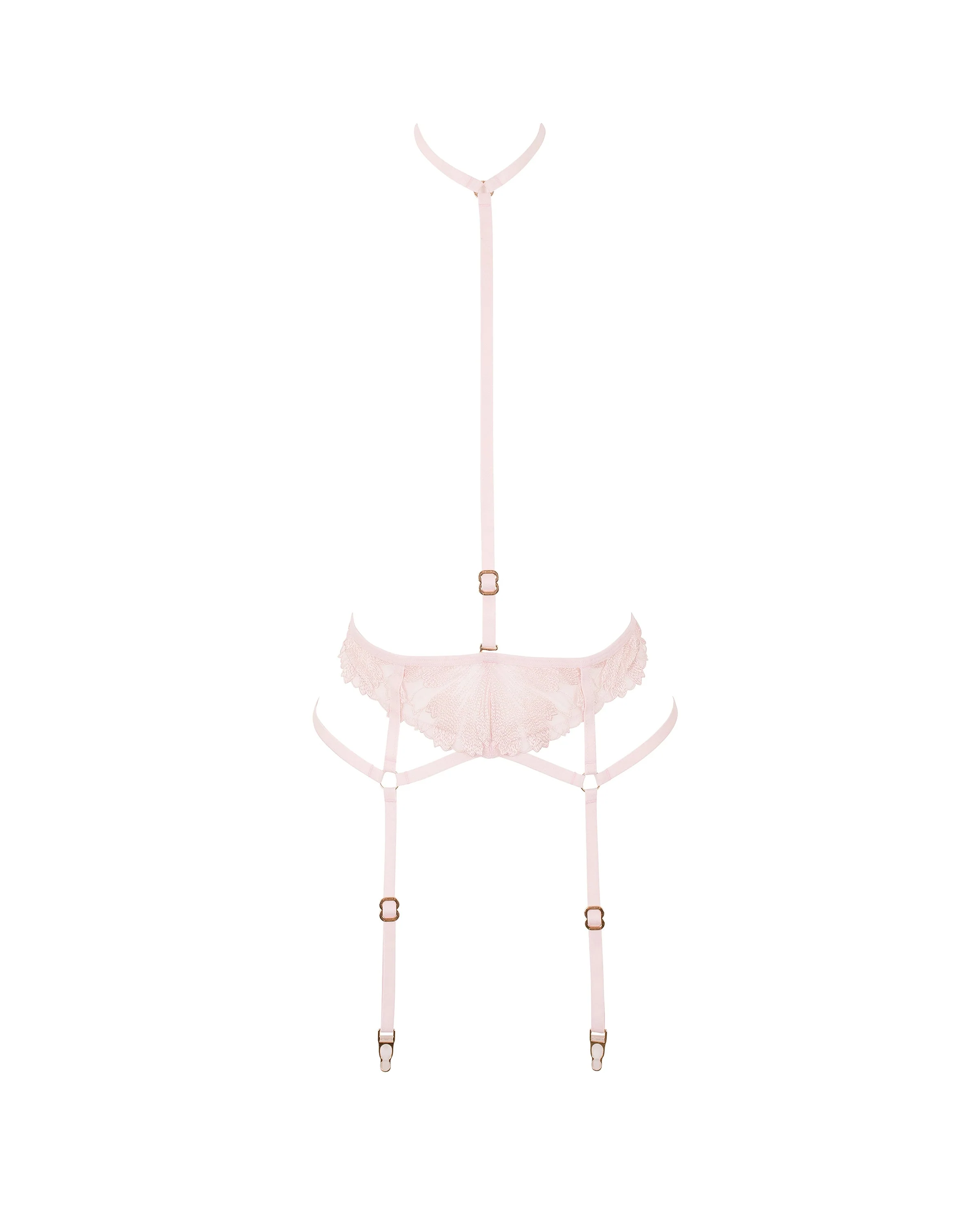 Colette Suspender Harness Pearl Pink - Image 5