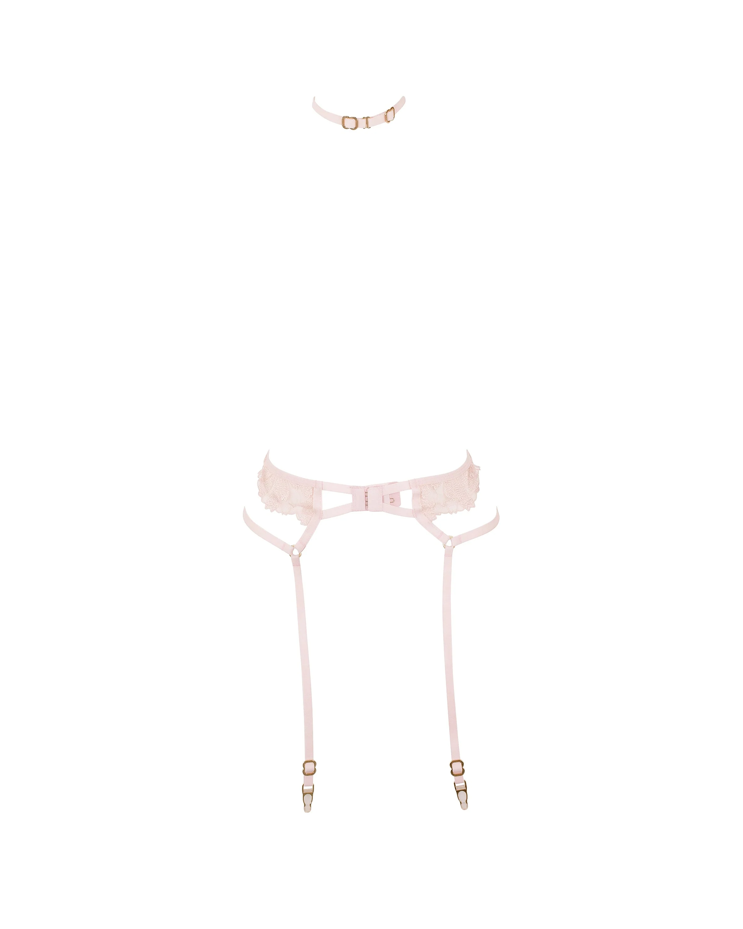 Colette Suspender Harness Pearl Pink - Image 6