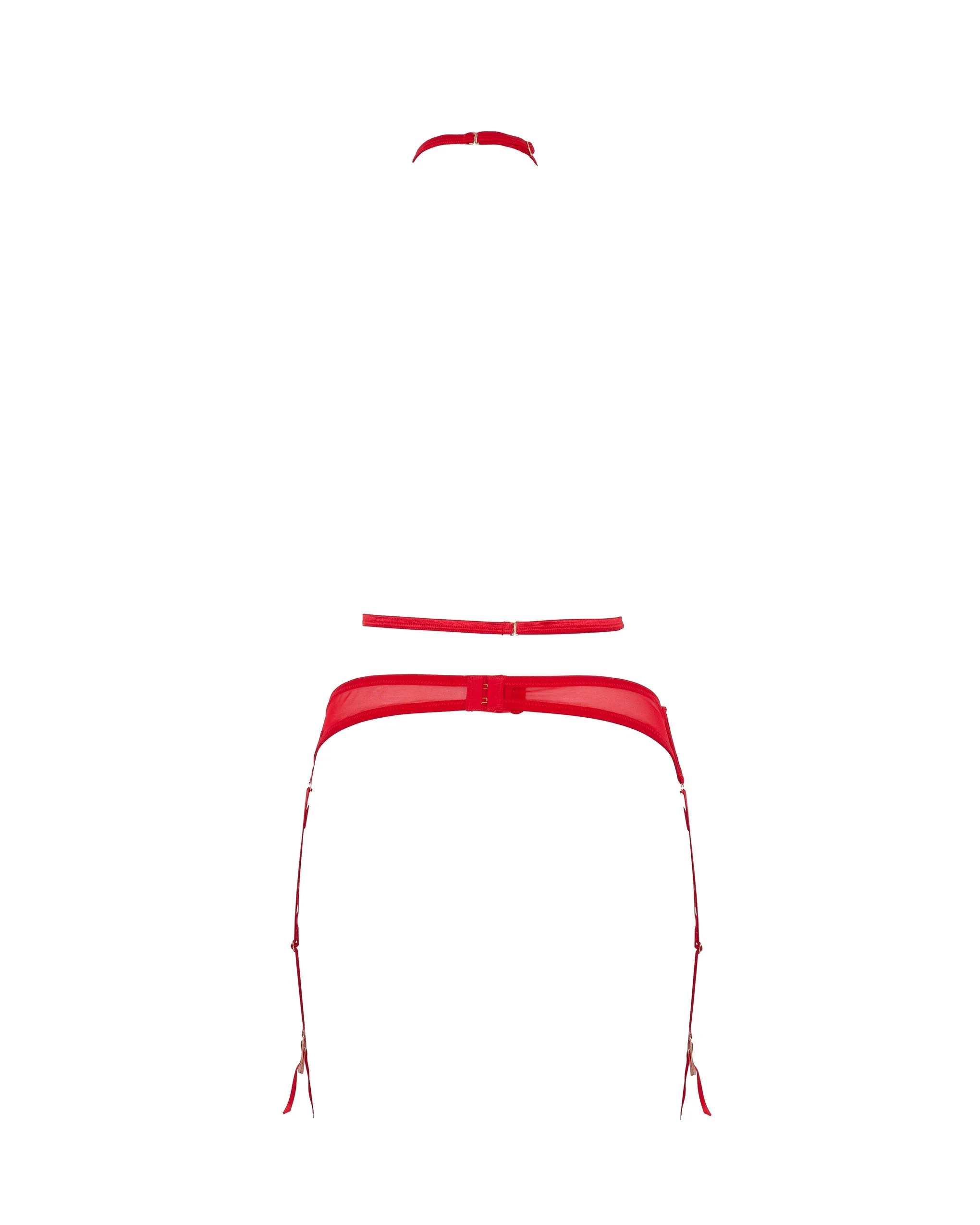 Enya Suspender Harness with detachable harness Red - Image 6