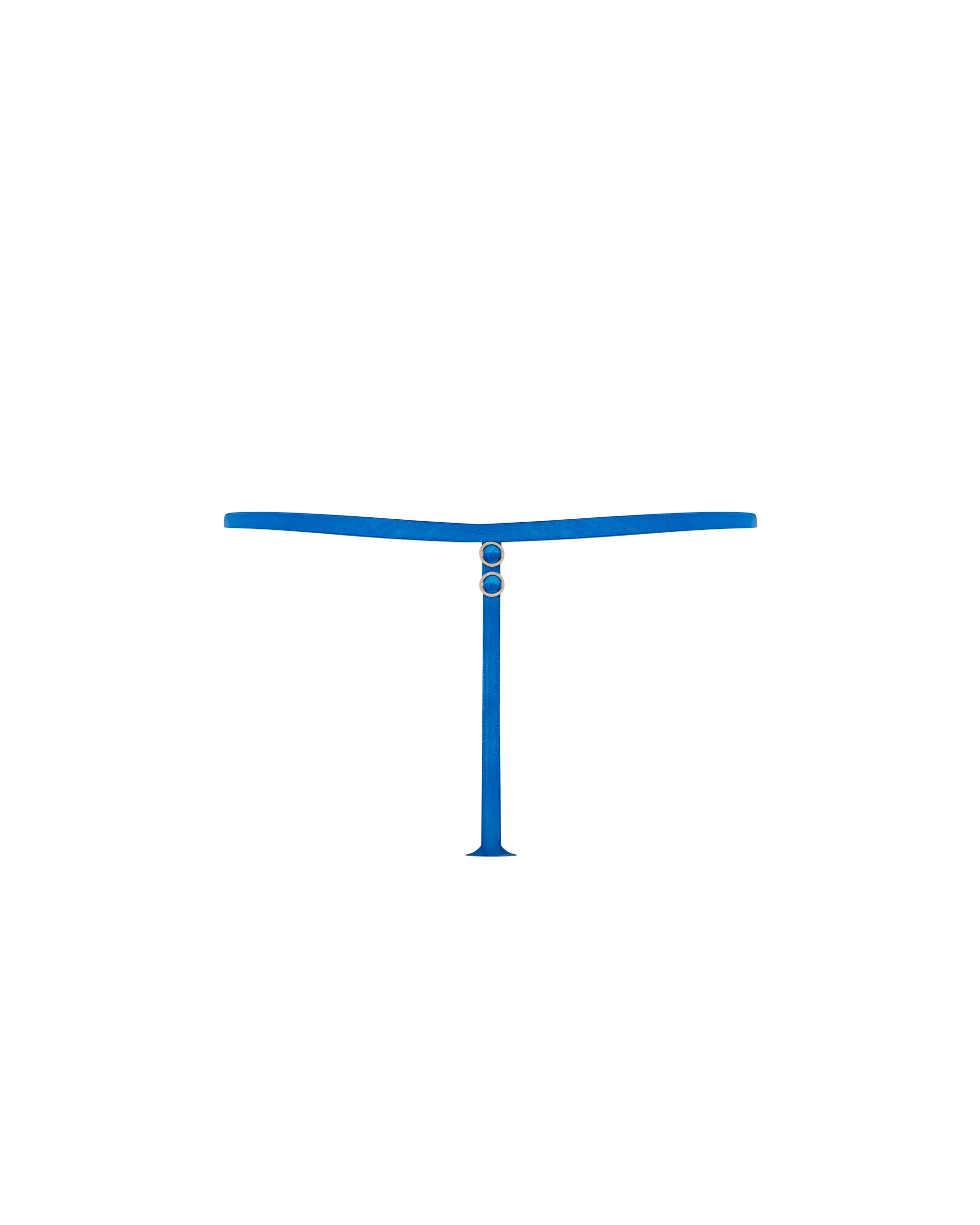 Etta Thong Egyptian Blue/Sheer - Image 6