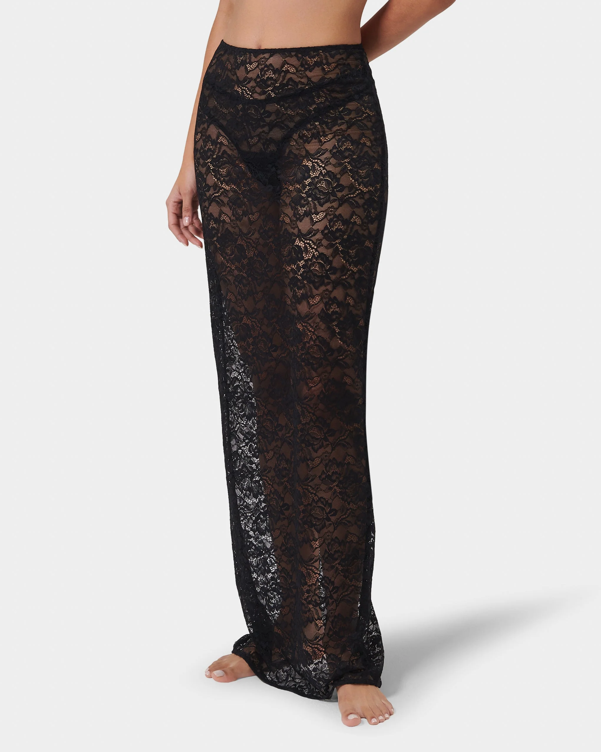 Fallon Long Skirt Black - Image 8