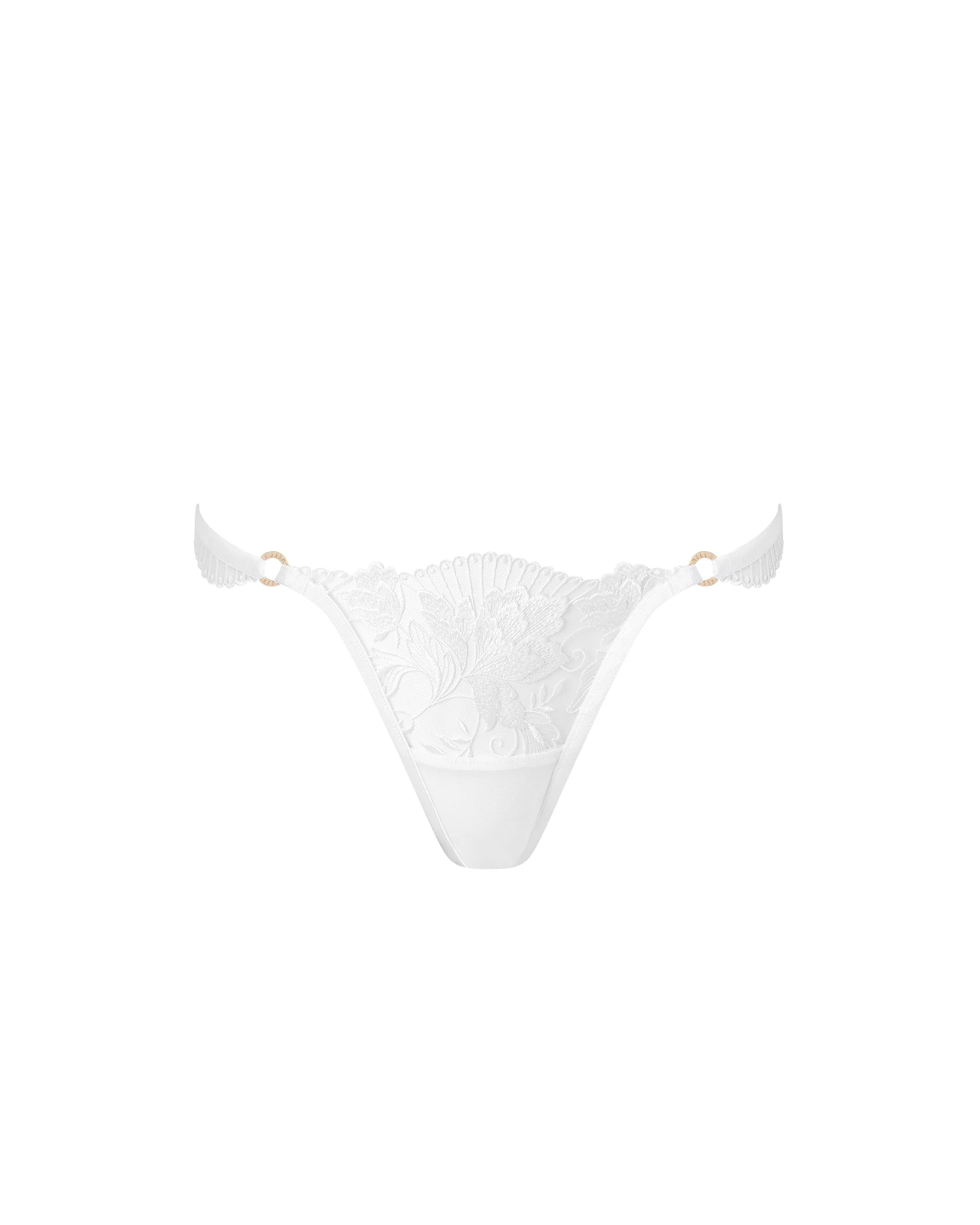 Gabriella Floral Embroidered Brief White - Image 5