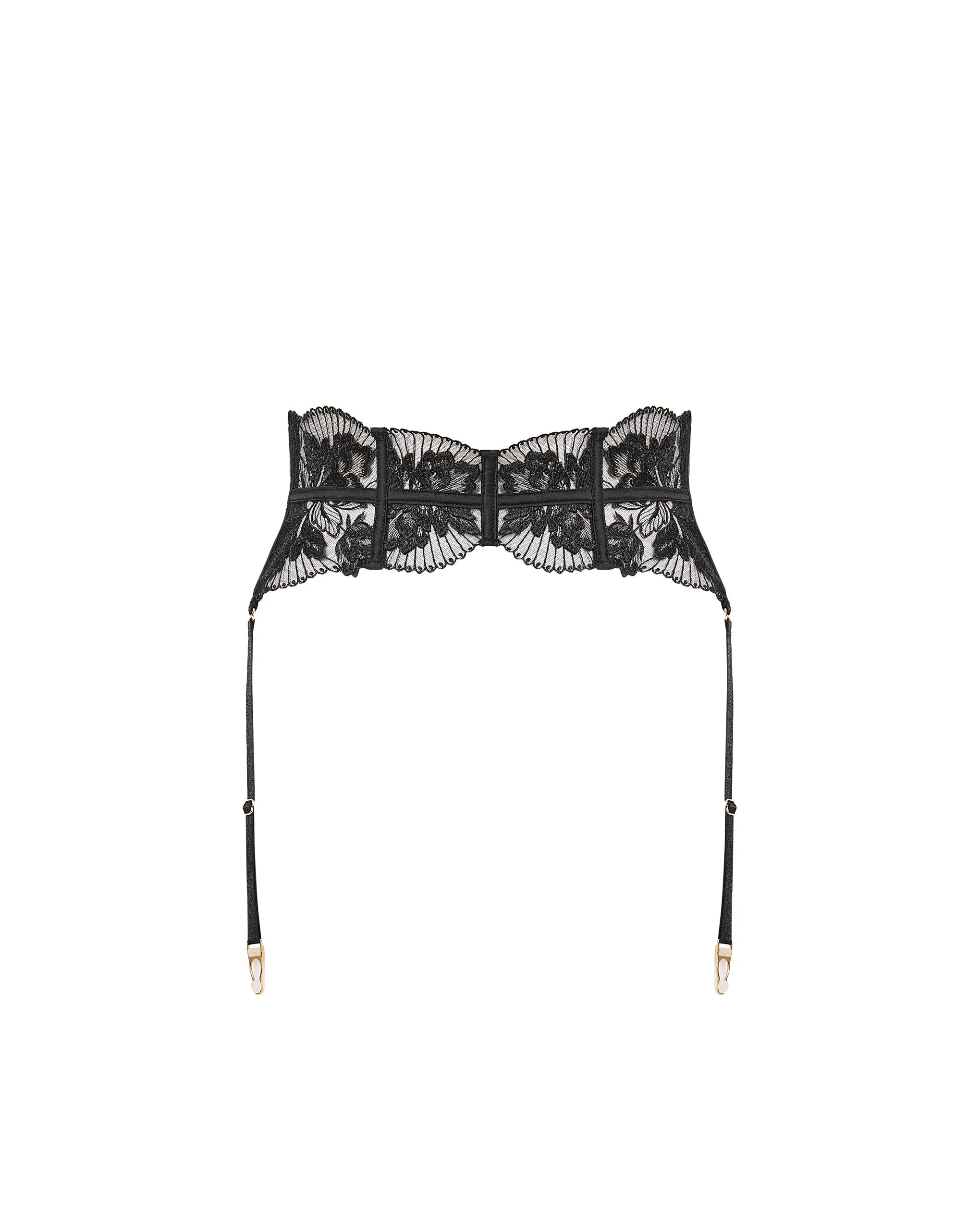 Gabriella Detachable Waspie Suspender Black - Image 5