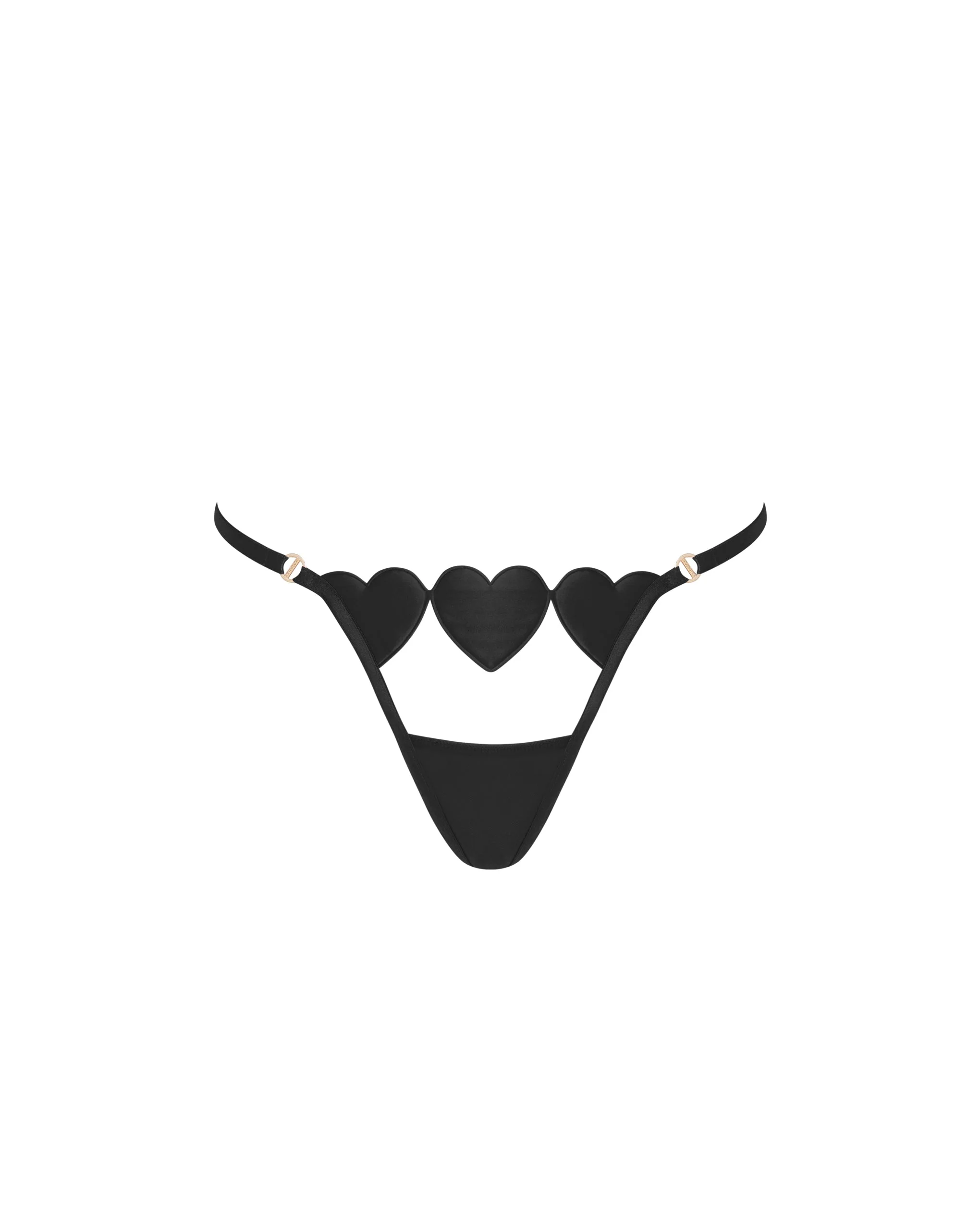Gia Open Heart Thong Black - Image 5