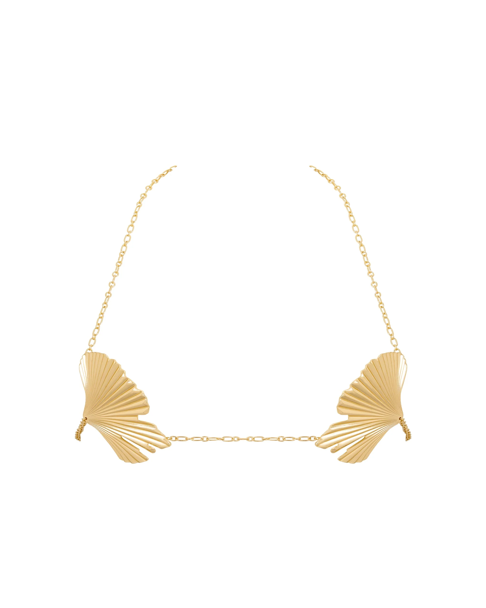 Ginkgo Shell Bra Gold - Image 5