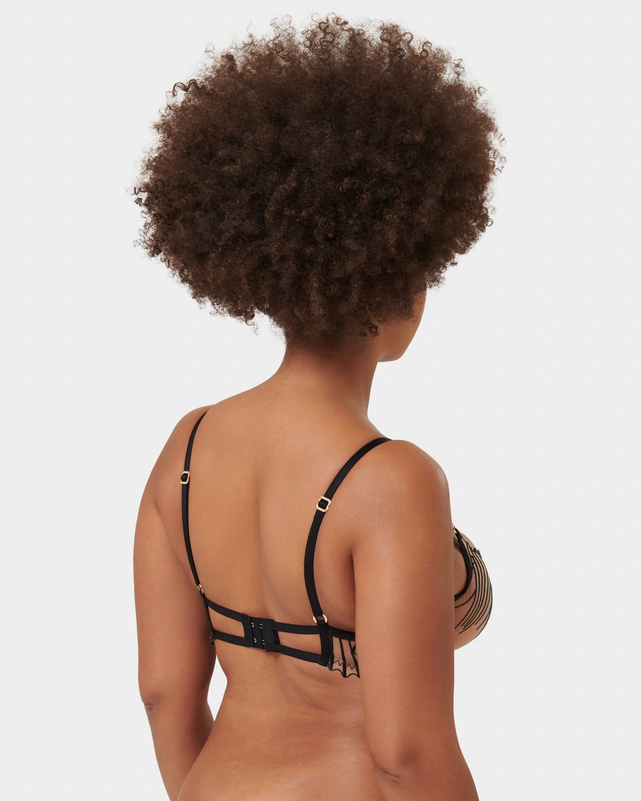 Goya Wired Bra Black/Sheer - Image 3