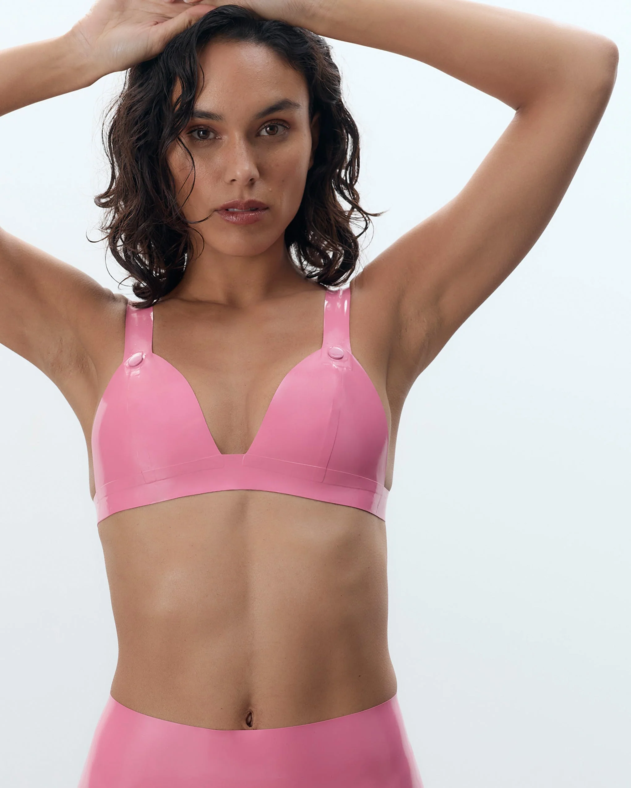 Latex Bra Pink