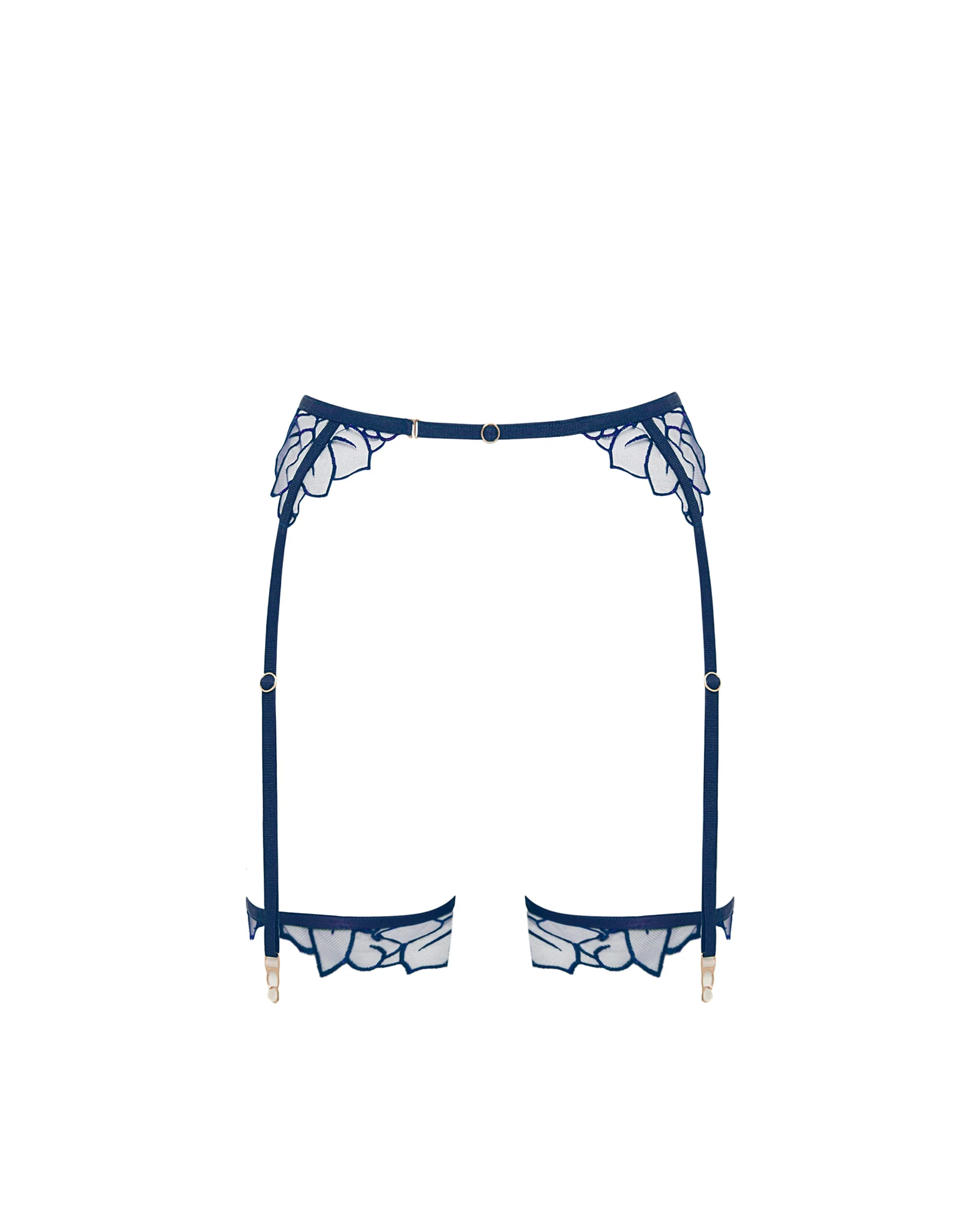 Laurel Suspender Thigh Harness Navy - Image 6