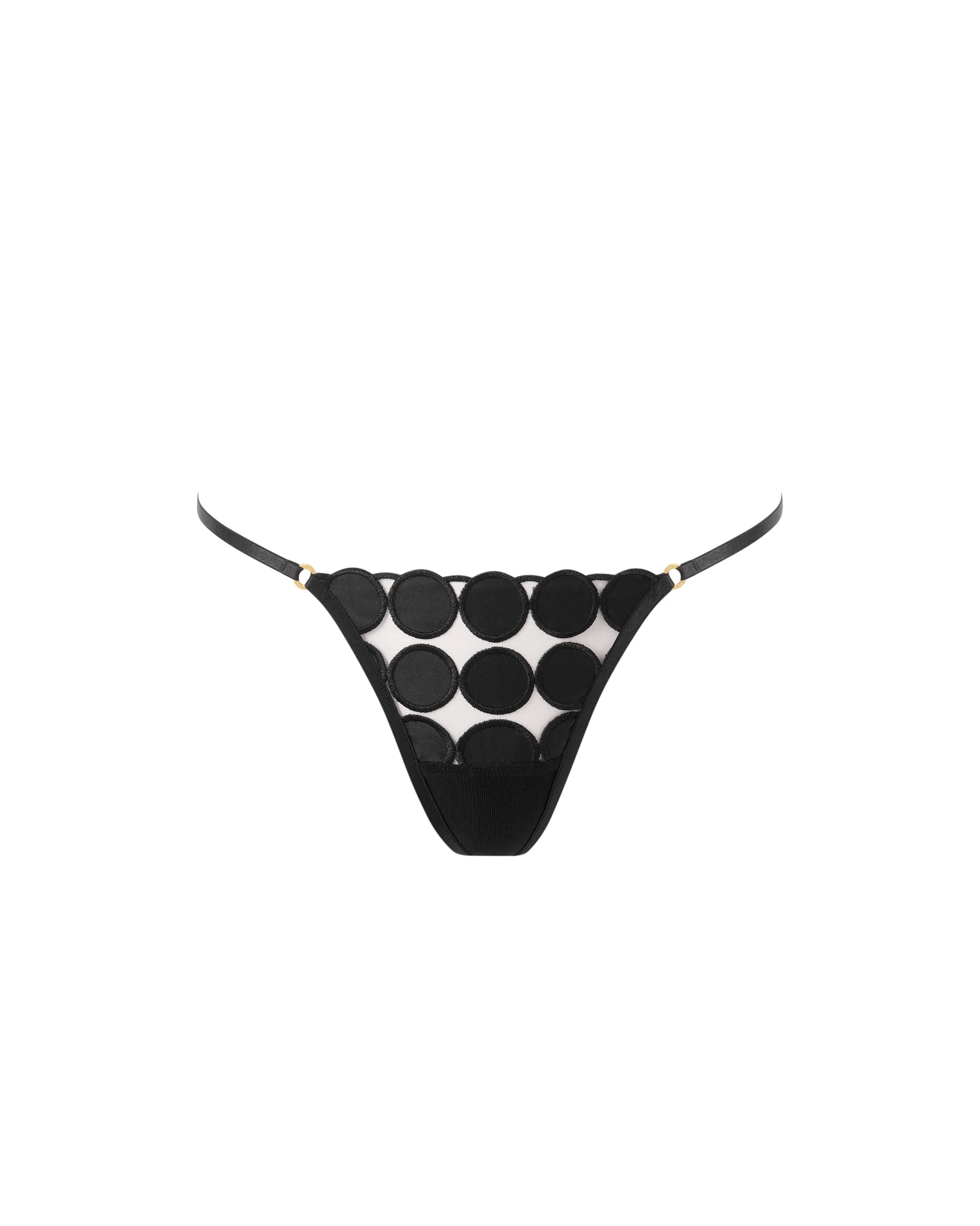 Lia Polka Dot Thong Black - Image 5