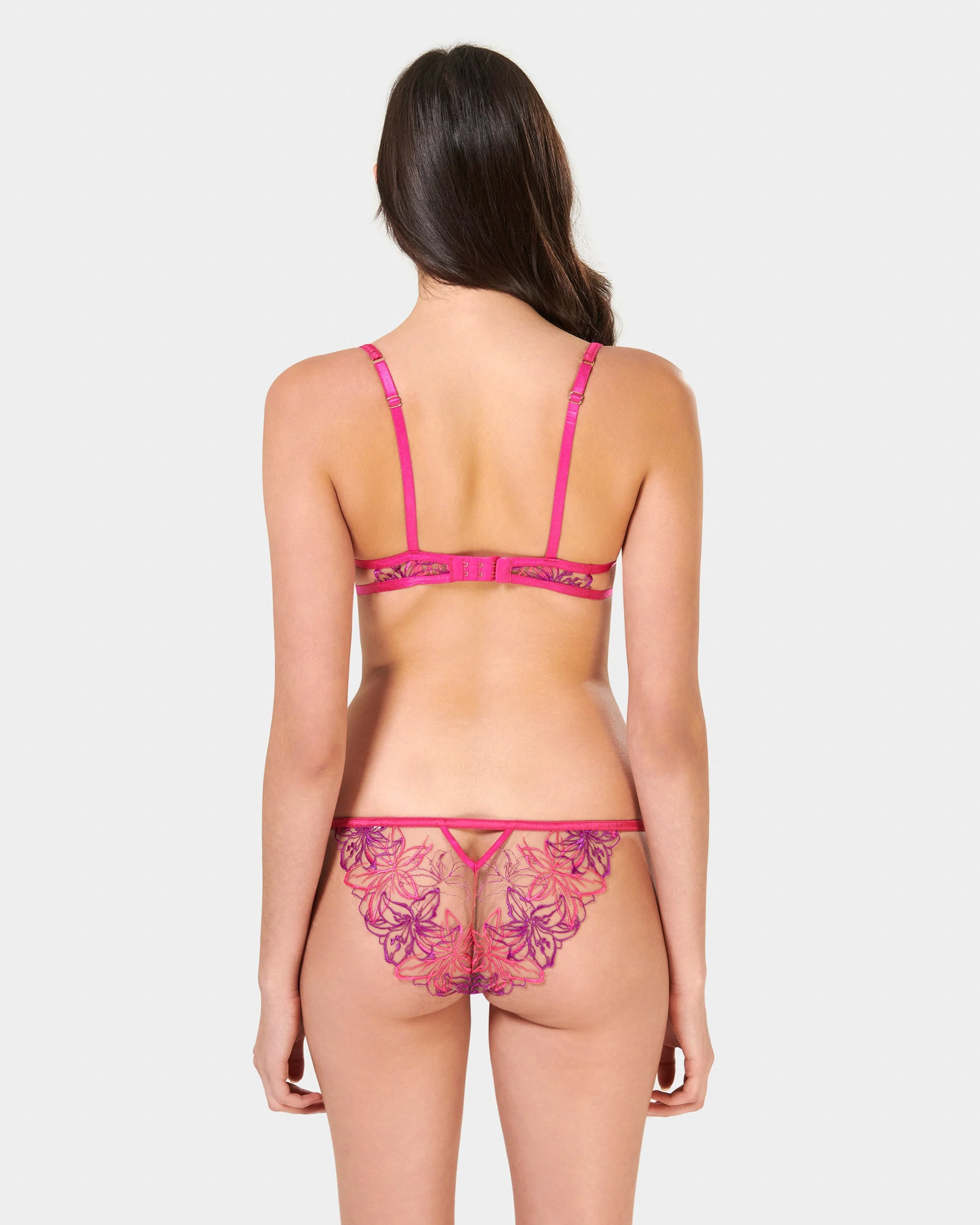 Lilly Bra Fuchsia Pink/Bright Violet/Sheer - Image 12