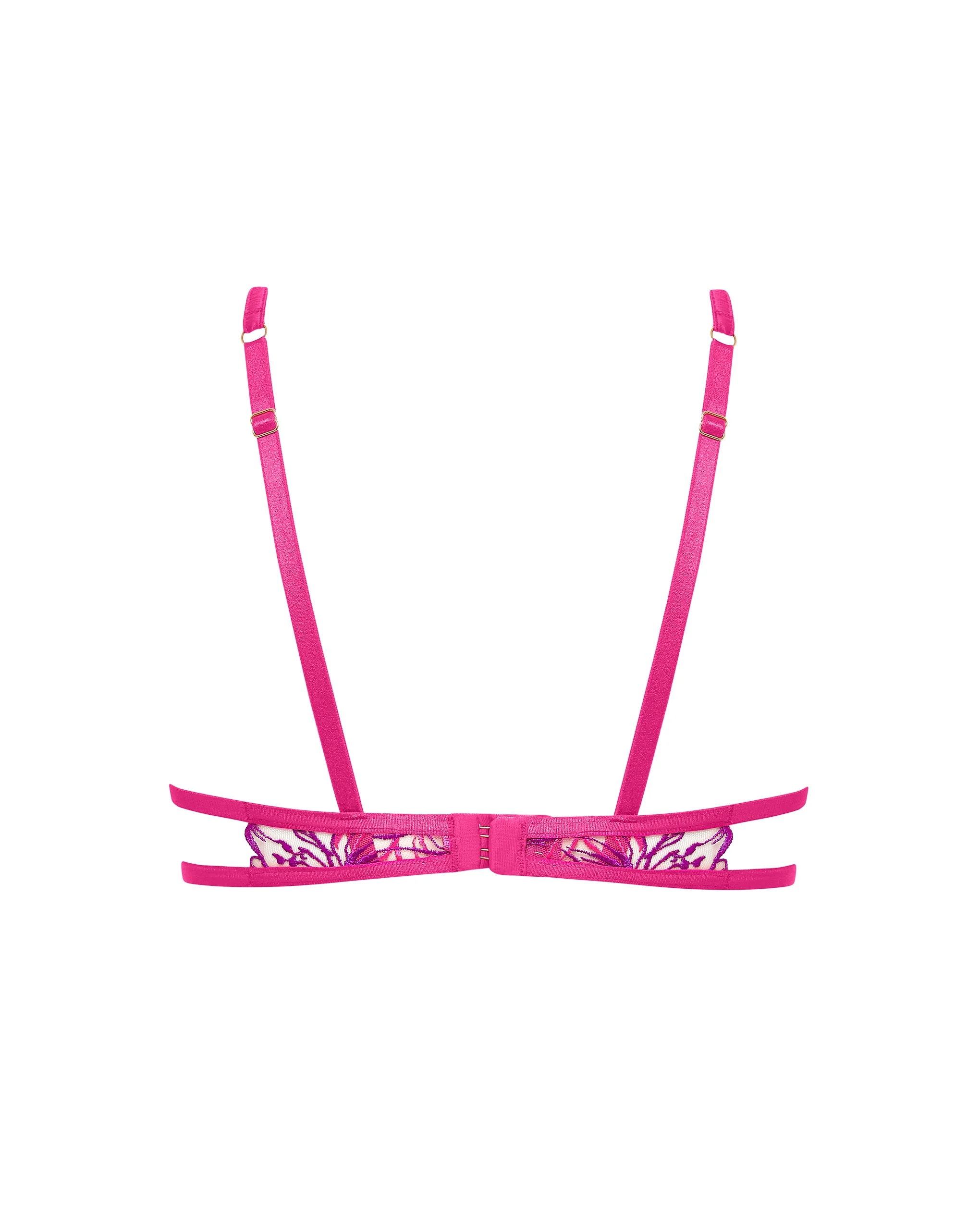 Lilly Bra Fuchsia Pink/Bright Violet/Sheer - Image 6