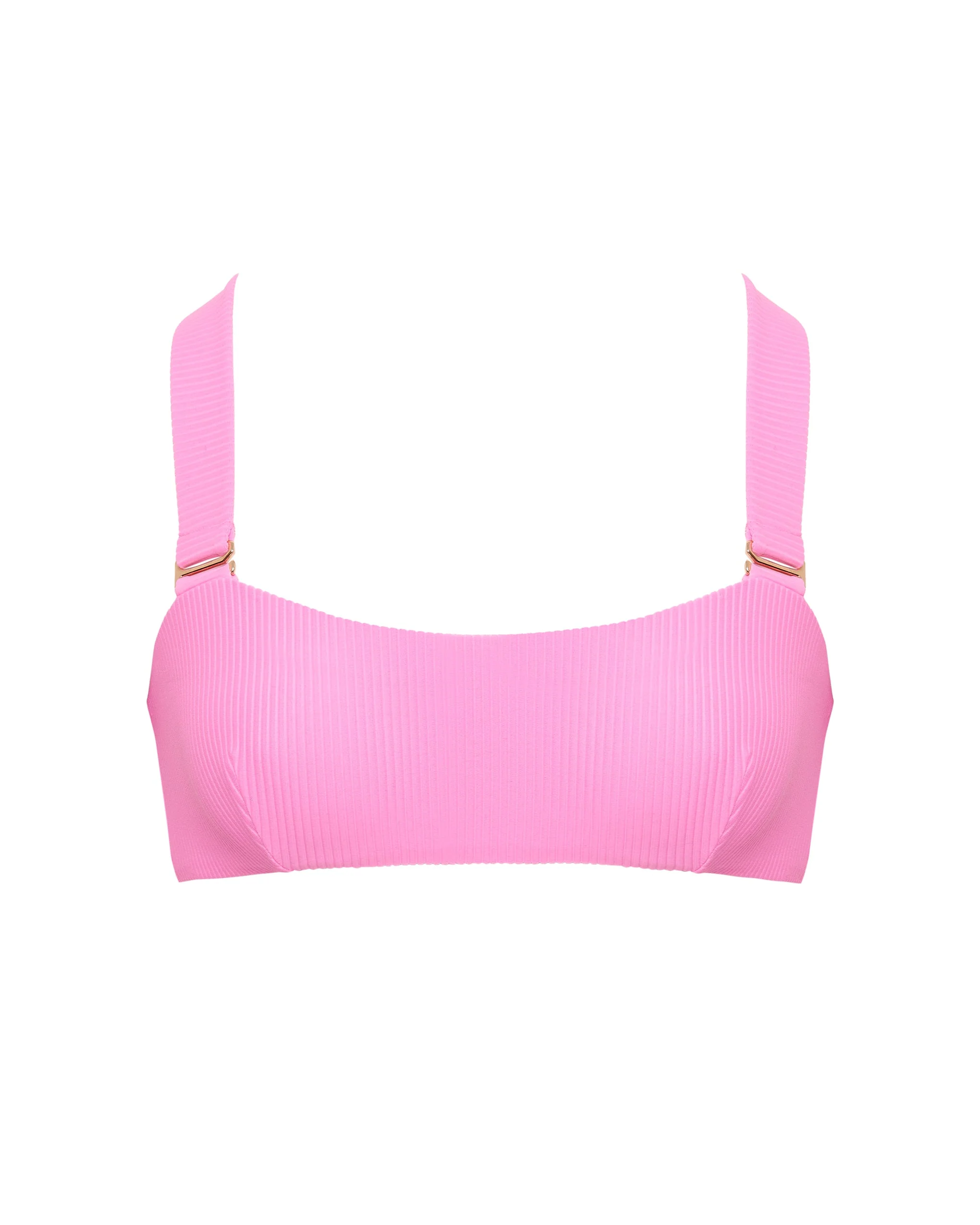 Lucerne Bandeau Bikini Top Pink - Image 5