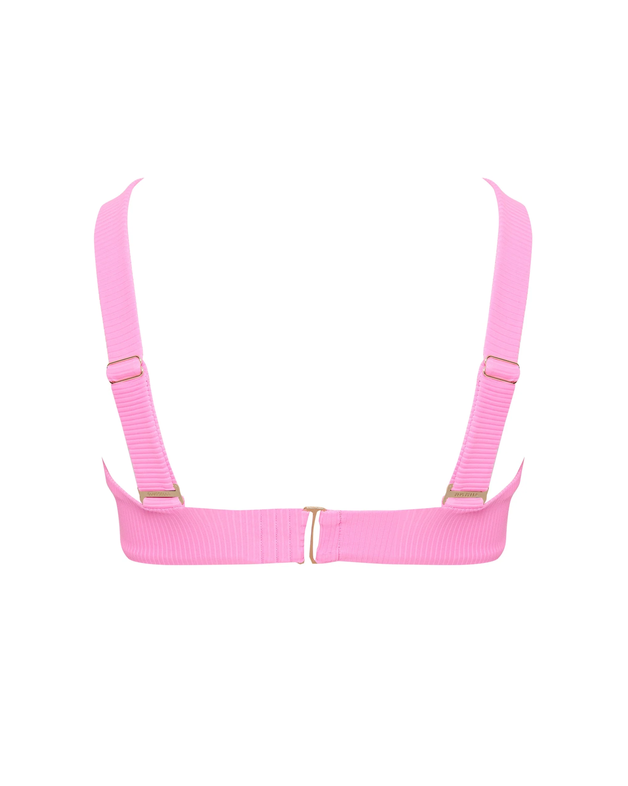 Lucerne Bandeau Bikini Top Pink - Image 6