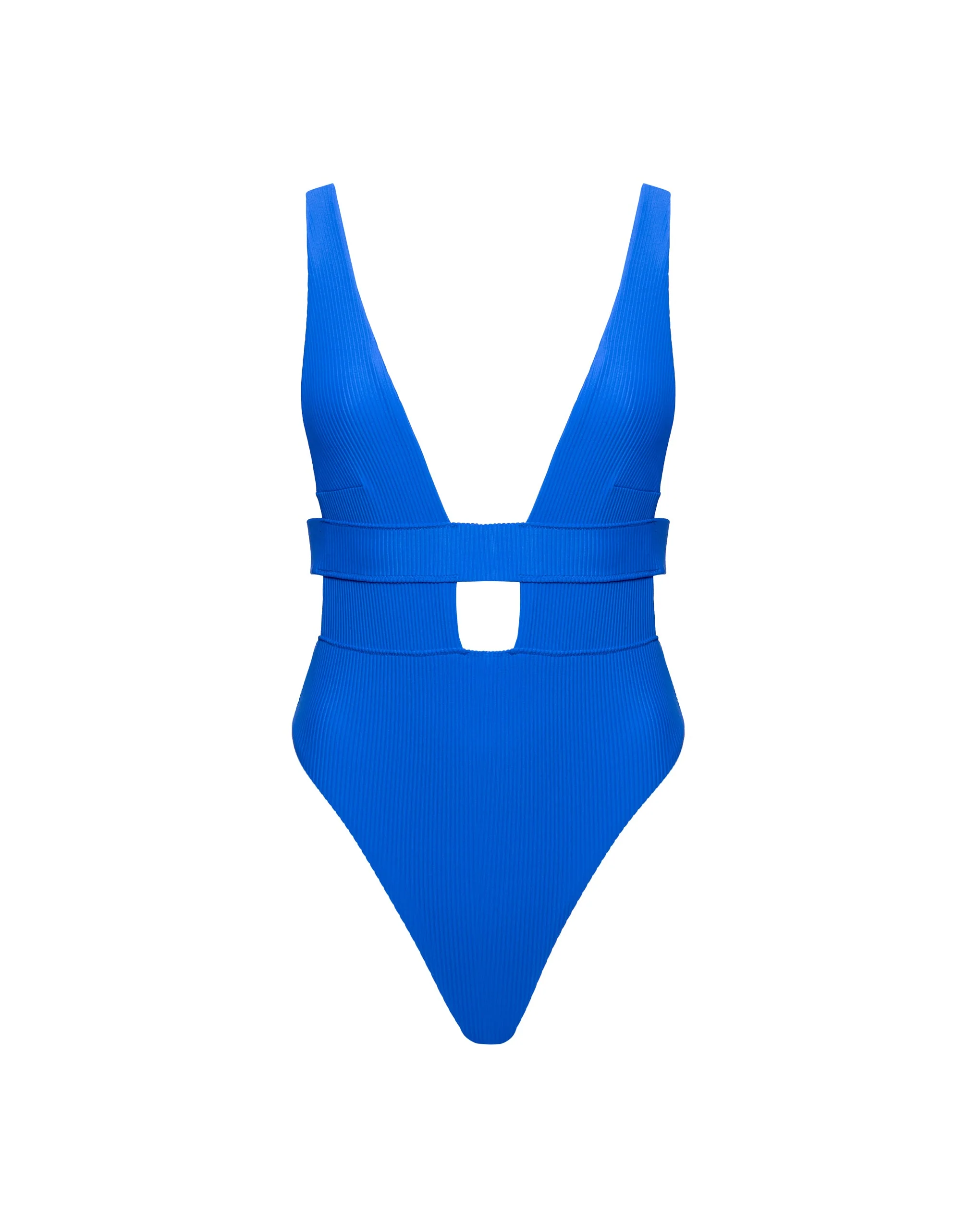 Lucerne Plunge Swimsuit Ocean Blue - Image 5