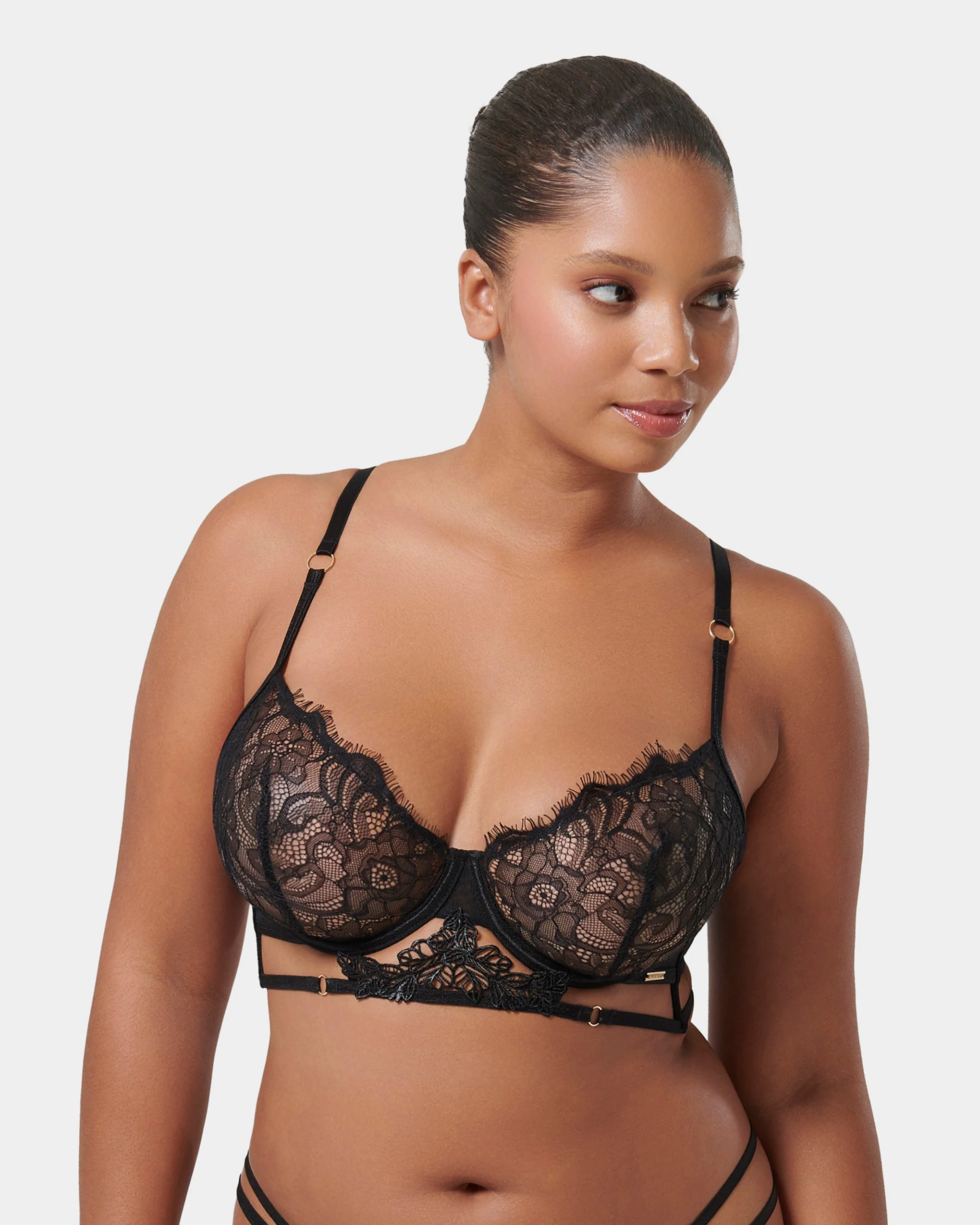 Lumi Lace Bra Black - Image 9