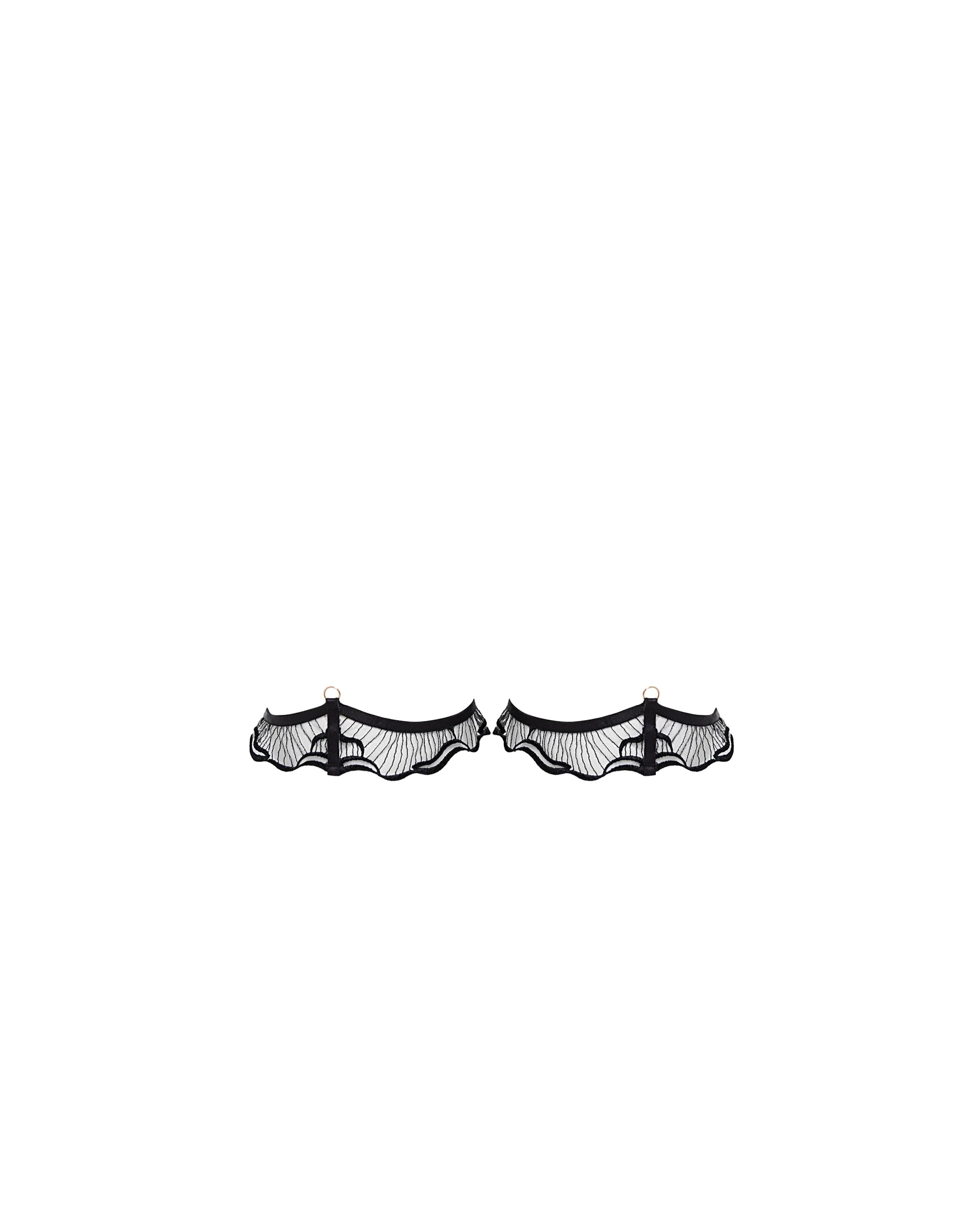 Marabel Detachable Thigh Garters Black - Image 5