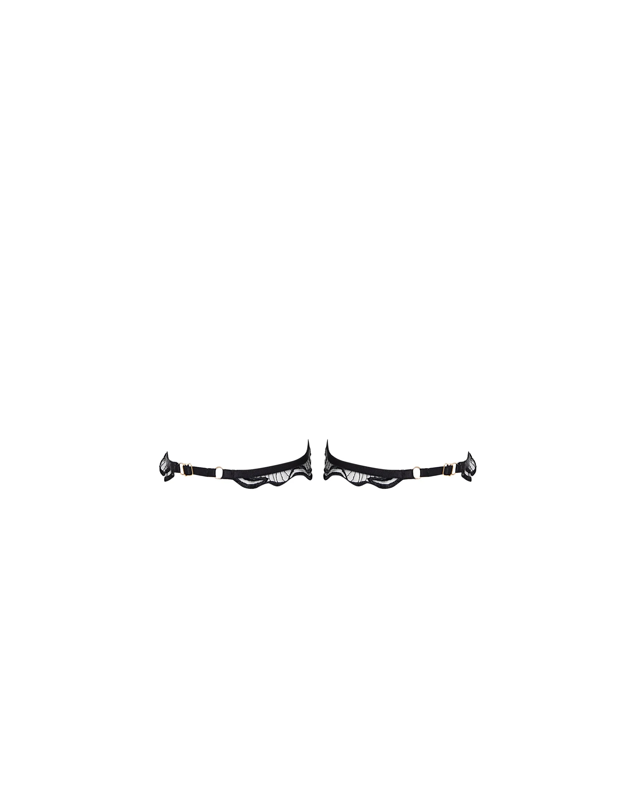 Marabel Detachable Thigh Garters Black - Image 6