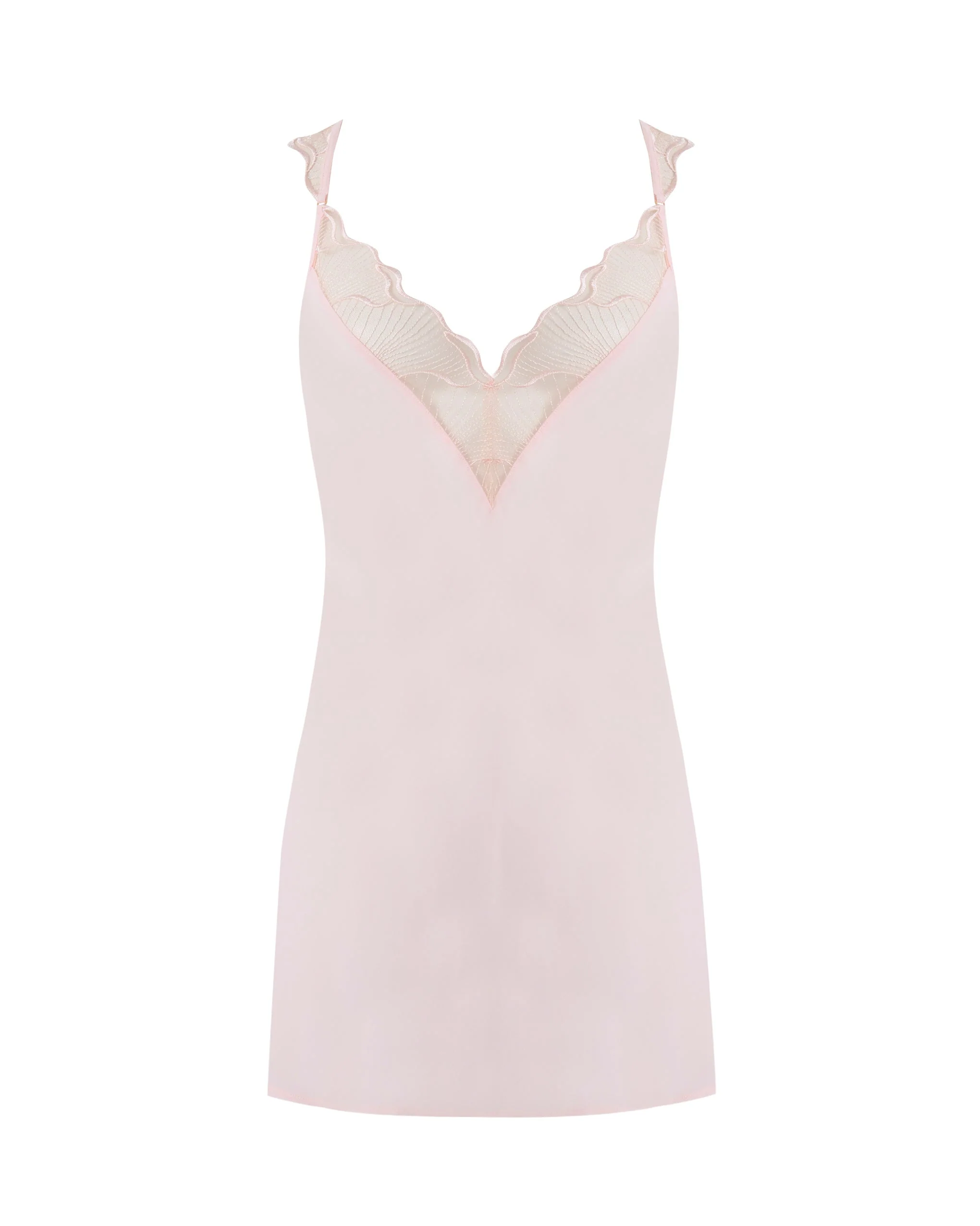 Marabel Sheer Chemise Pearl Pink - Image 5