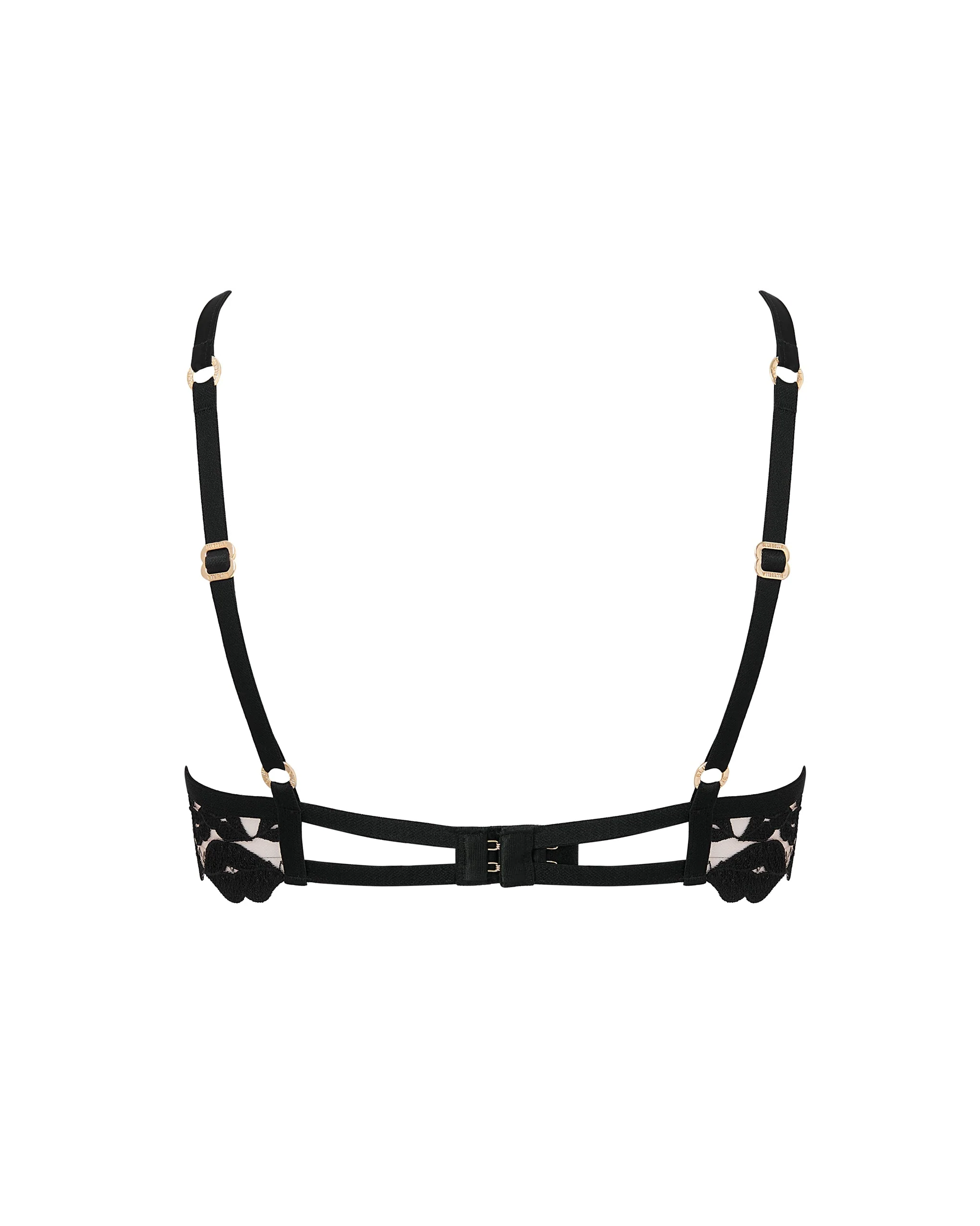 Marian Embroidered Bra Black - Image 6