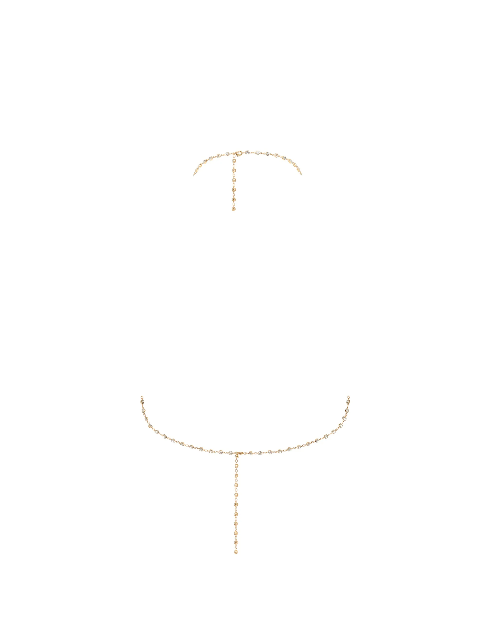 Marli Diamond Lattice Bra Gold - Image 6