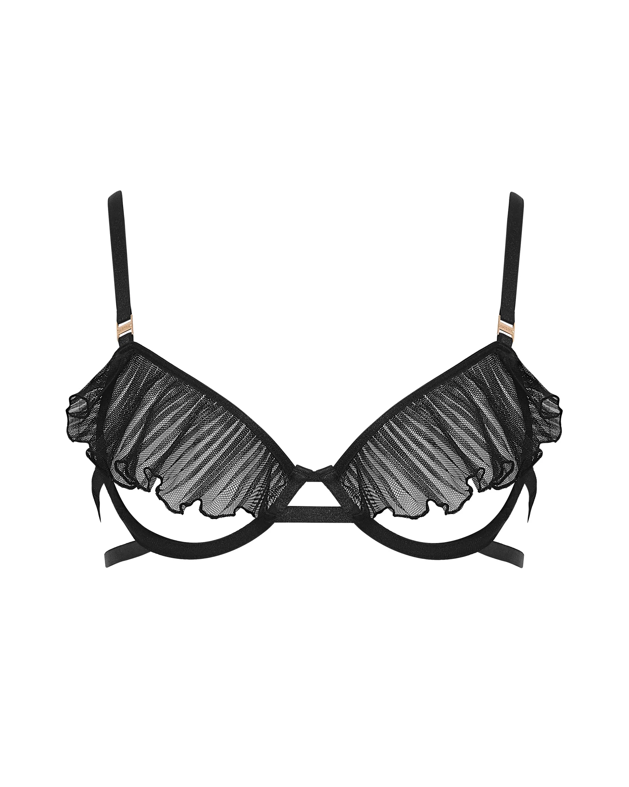 Matisse Sheer Open Bra Black - Image 5