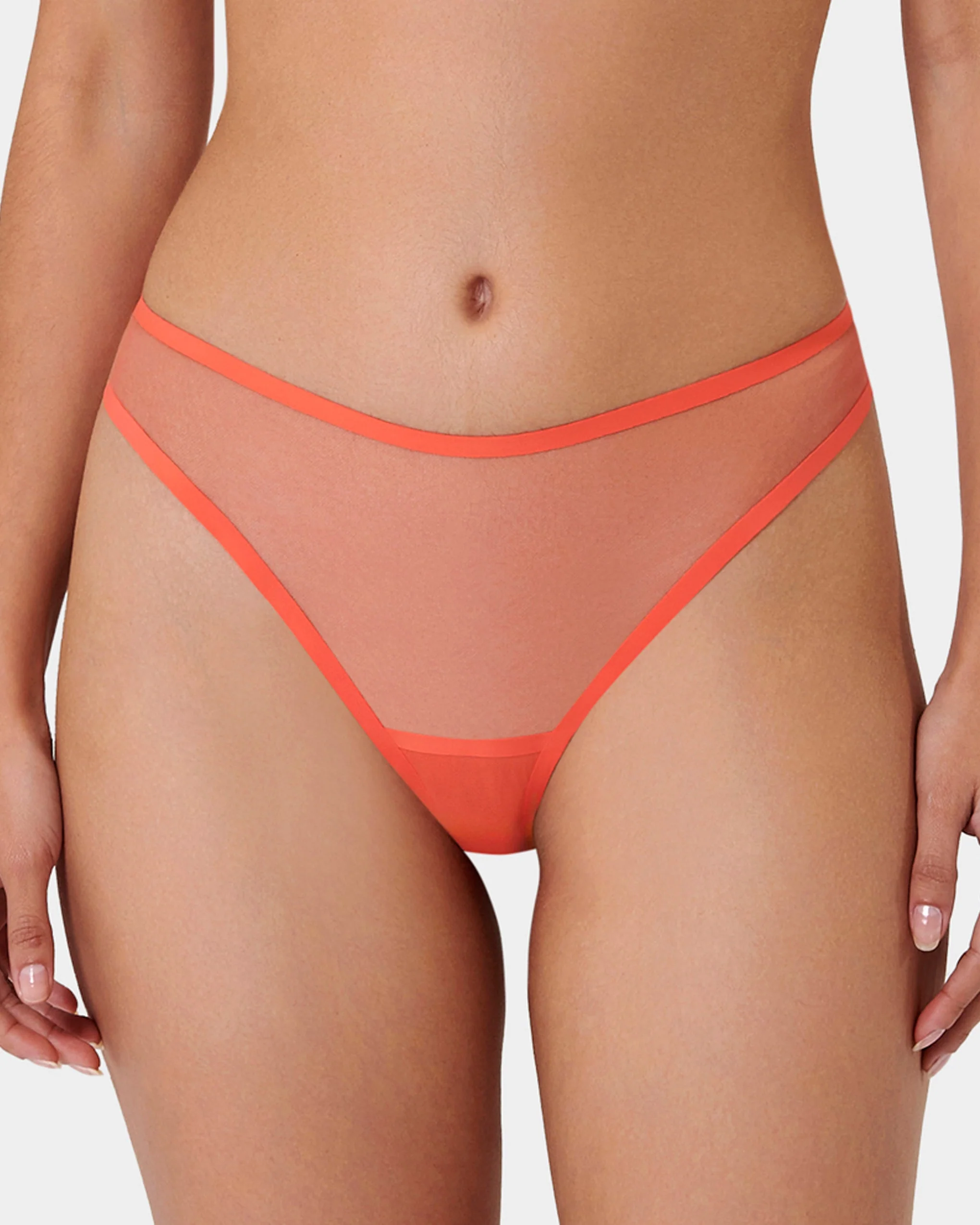 Naomi Mesh Brief Coral