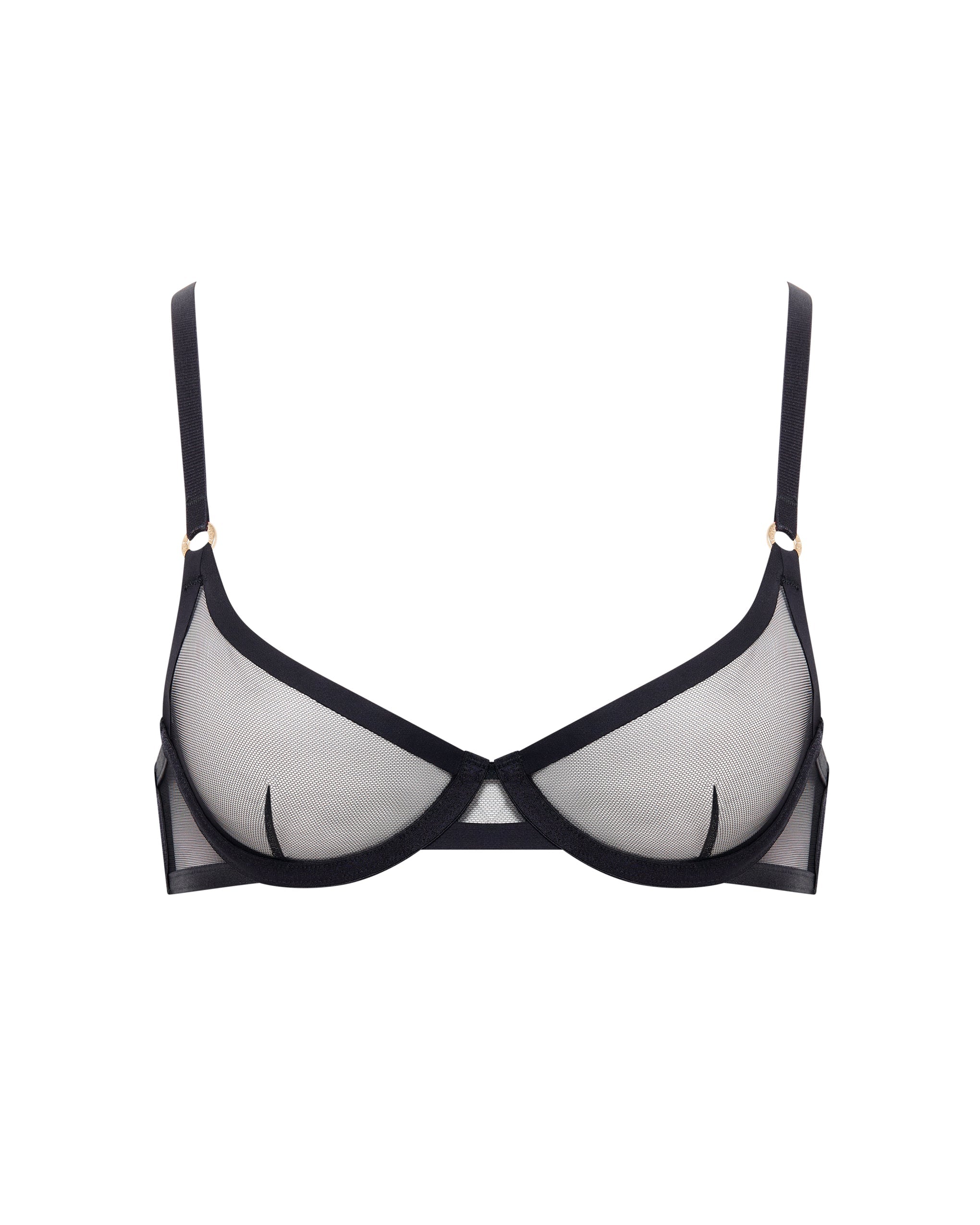 Naomi Mesh Bra Black - Image 5