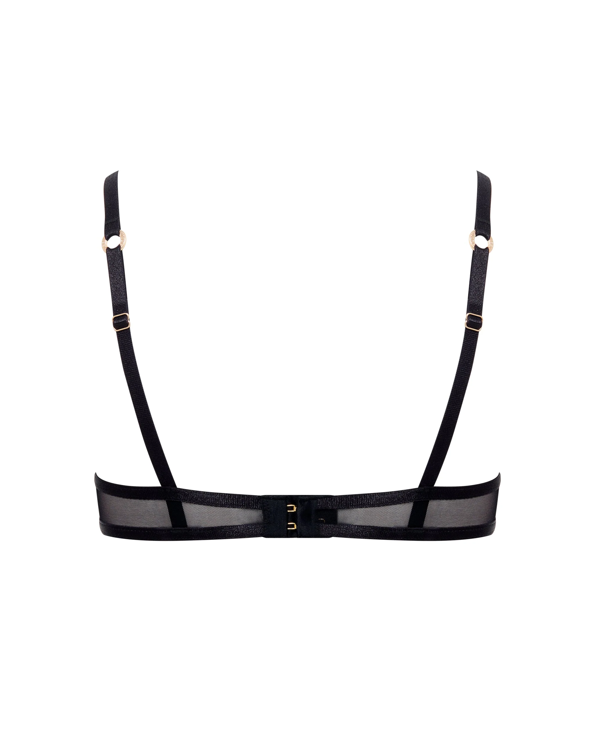 Naomi Mesh Bra Black - Image 6