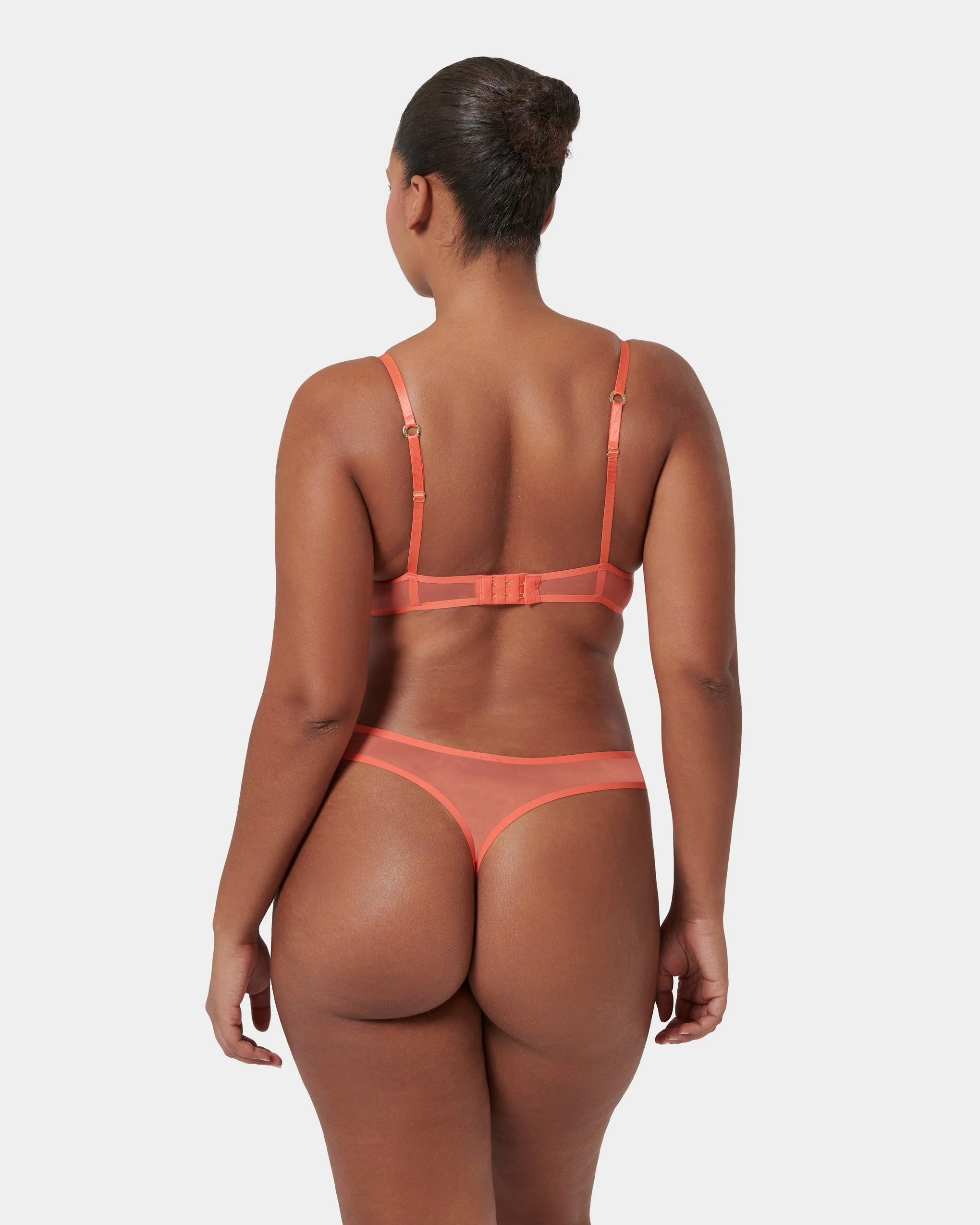 Naomi Mesh Bra Coral - Image 12