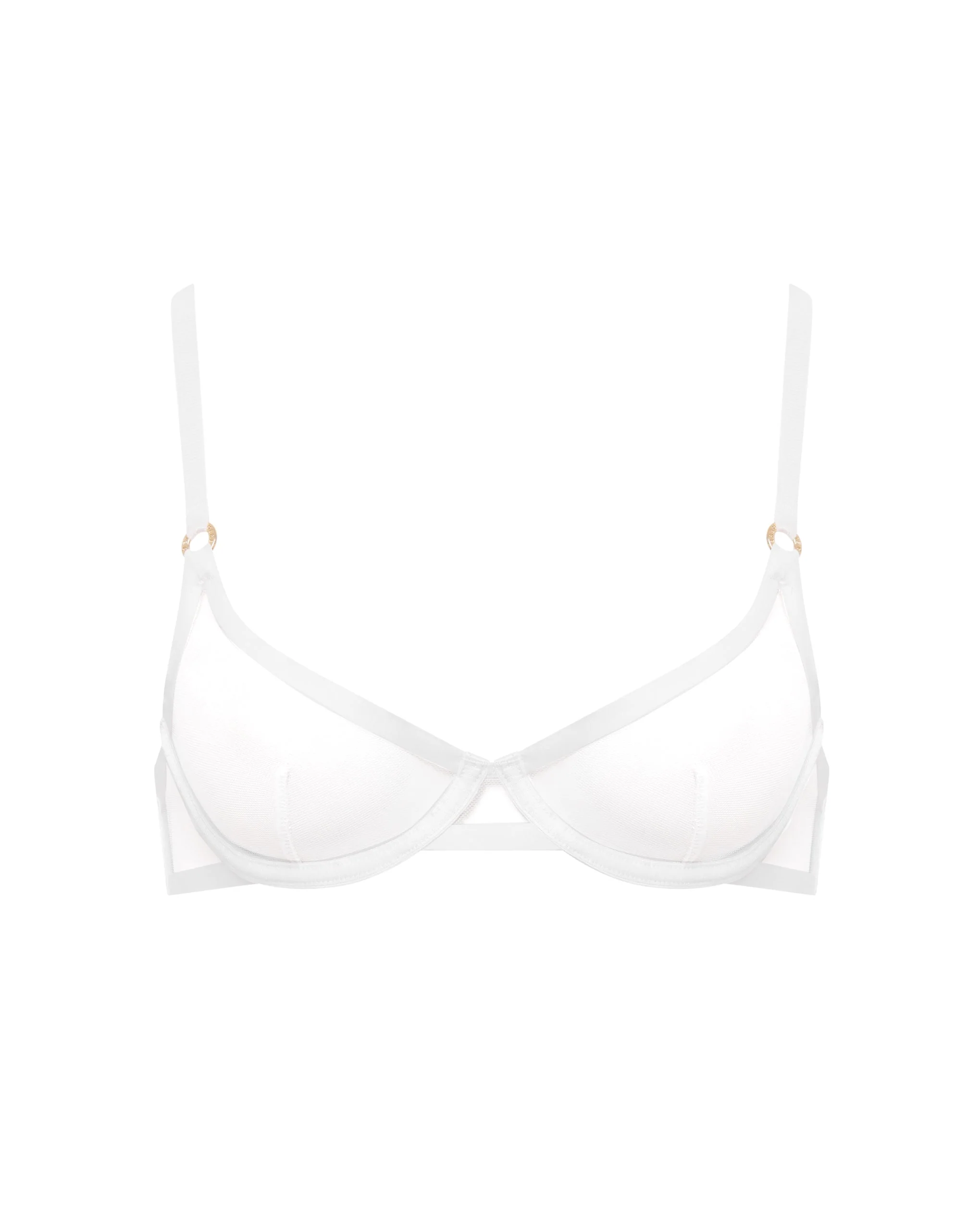 Naomi Mesh Bra White - Image 5