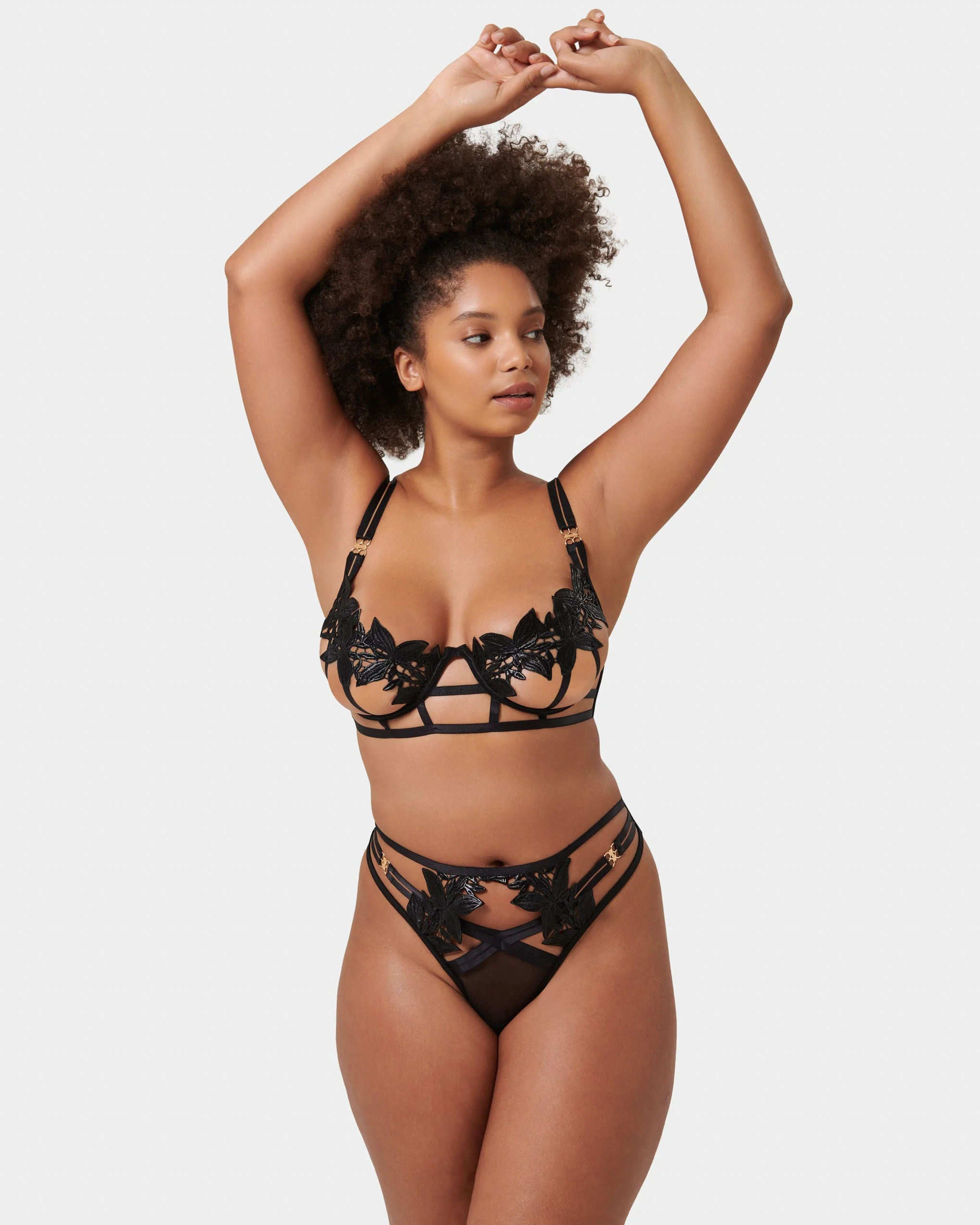 Ophelia Open Bra Black - Image 11