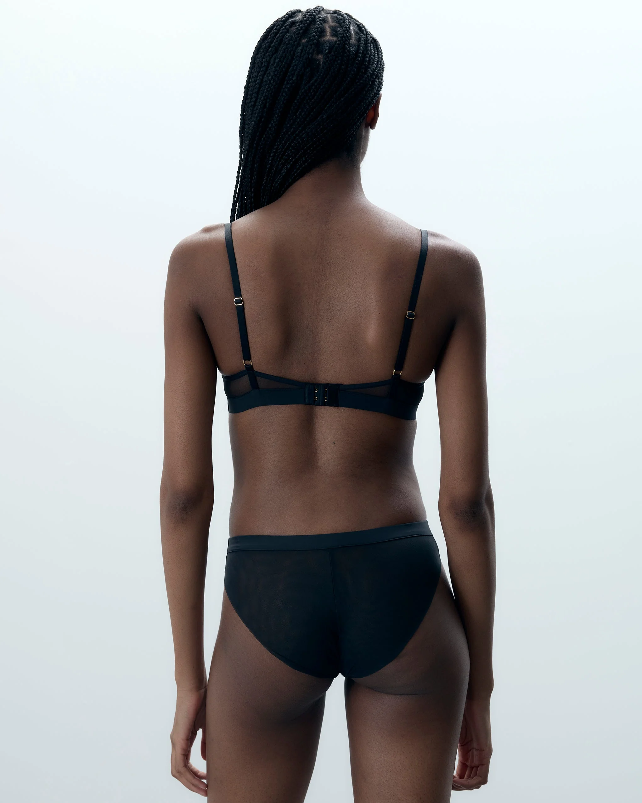 Orla Sheer Mesh Brief Black - Image 3
