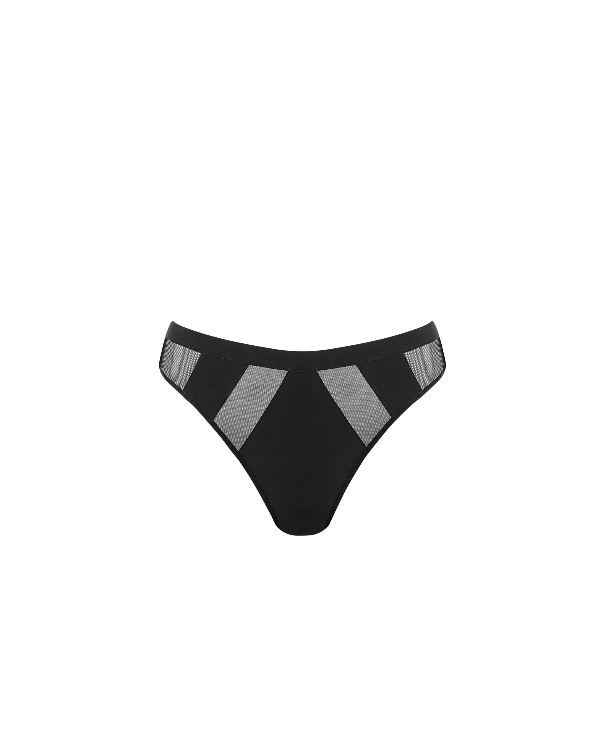Orla Sheer Mesh Brief Black - Image 5