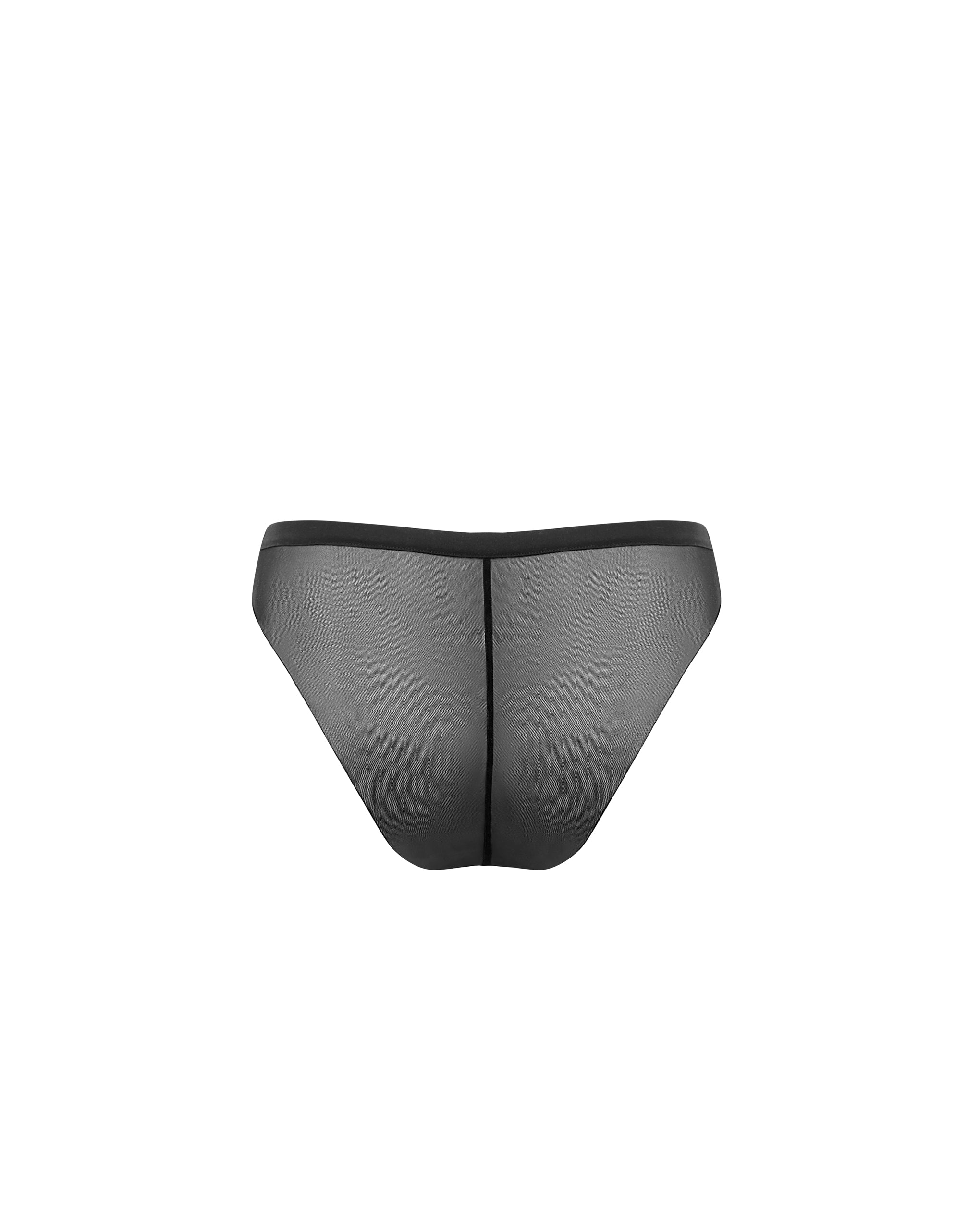 Orla Sheer Mesh Brief Black - Image 6