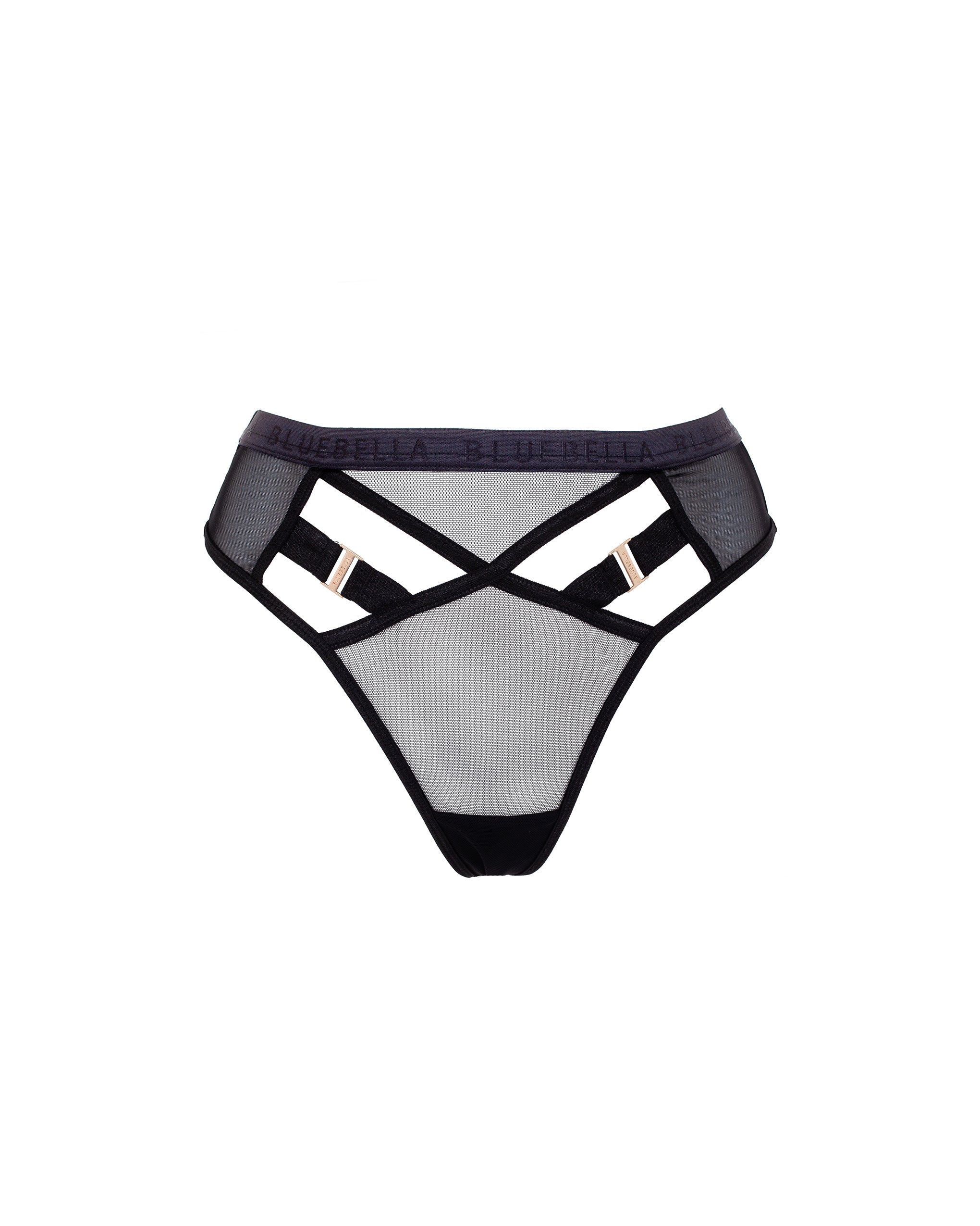 Oslo High-Waist Thong Black - Image 5