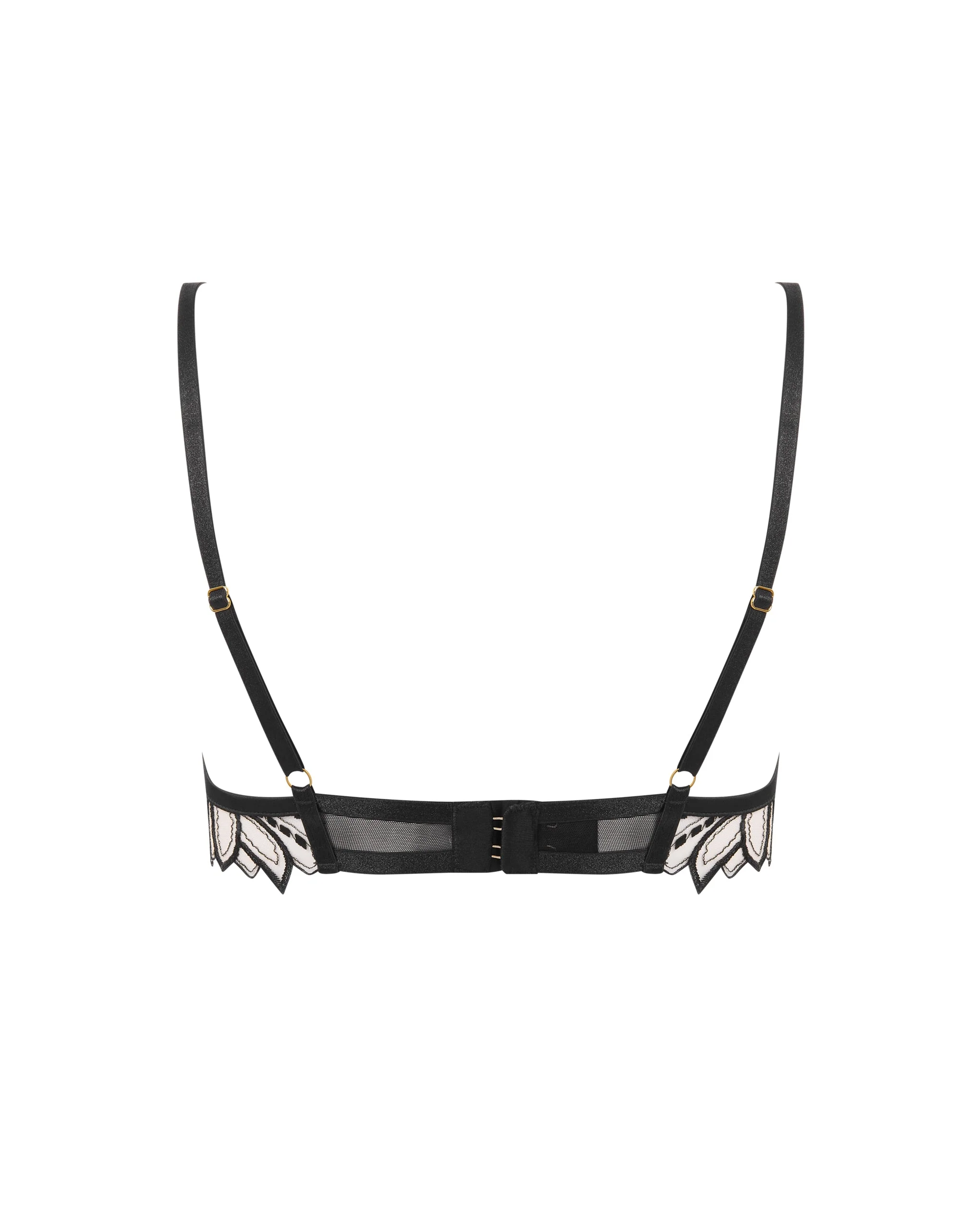 Pavlina Moulded Push Up Bra Black - Image 6